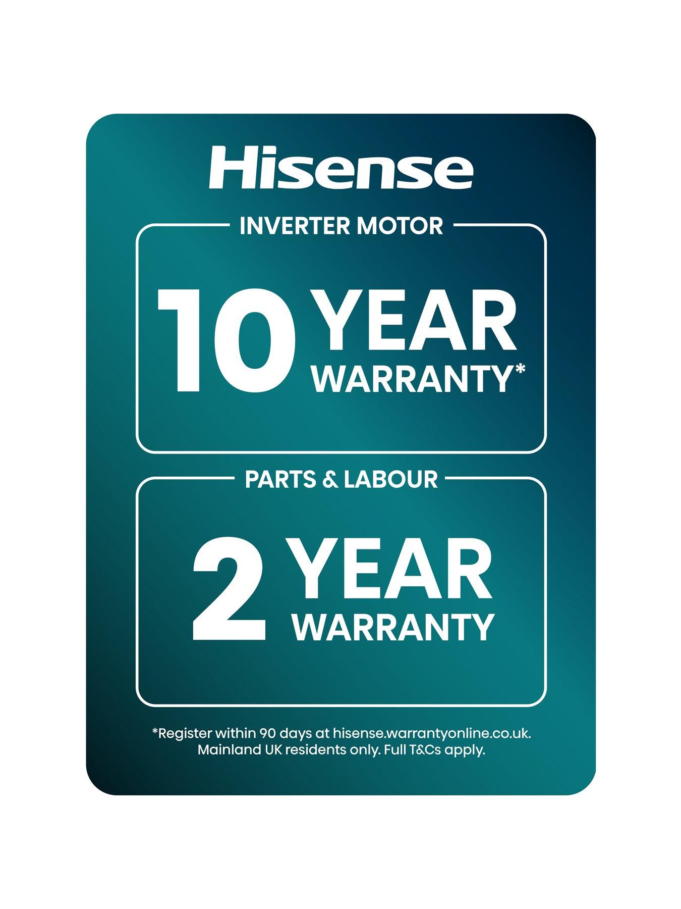 Image 7 of 8 of Hisense 5S Series DH5S102BW 10KG Ion refresh Freestanding Tumble Dryer -White