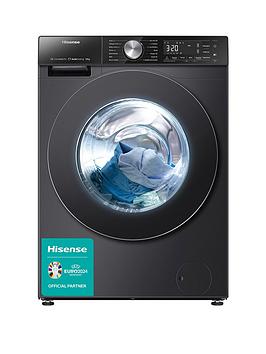 Hisense 5S Series Wf5S1245Bb 12Kg 1400Rpm Auto Dosing Freestanding Washing Machine - Premium Black