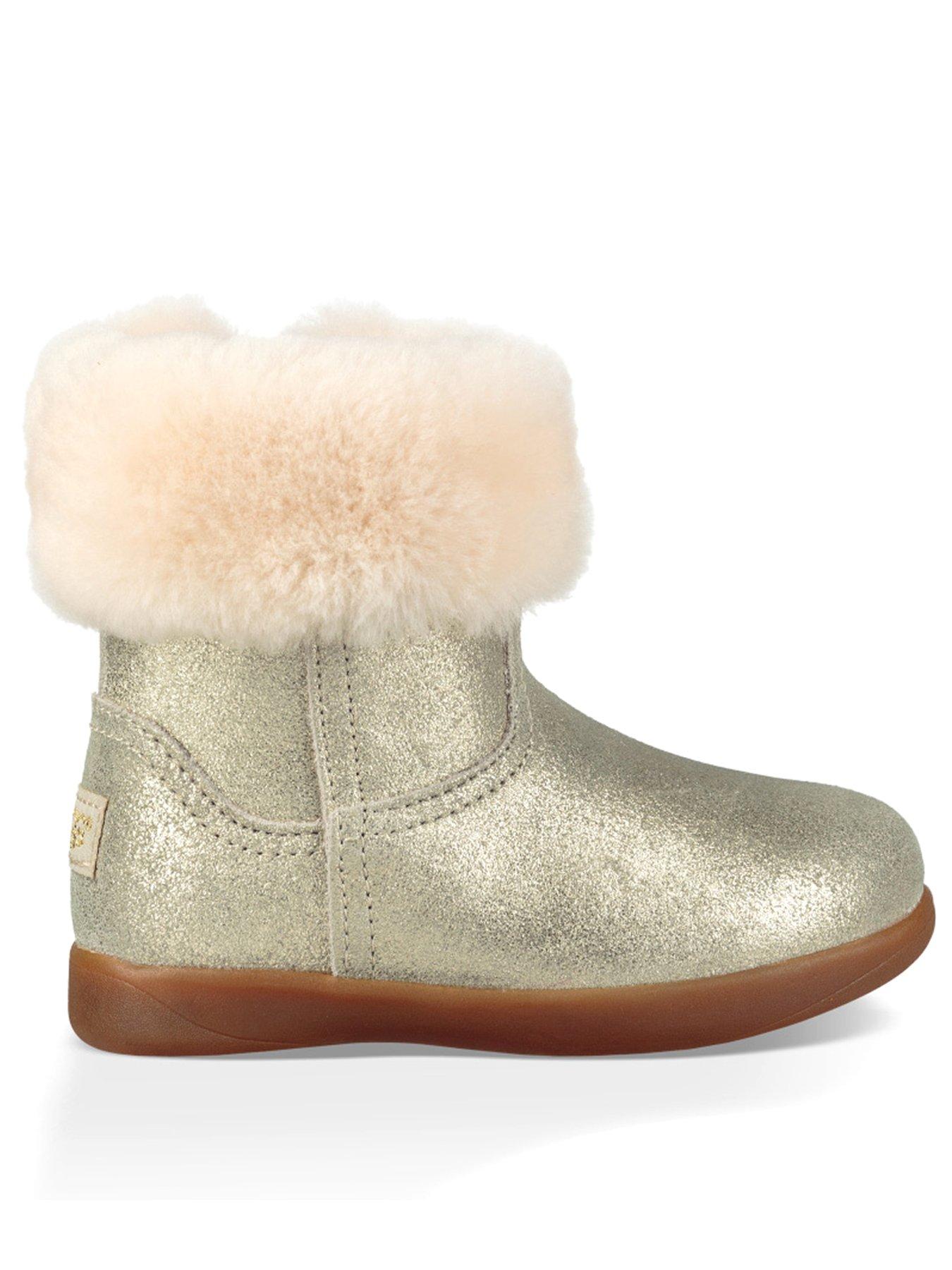 Gold toddler outlet boots