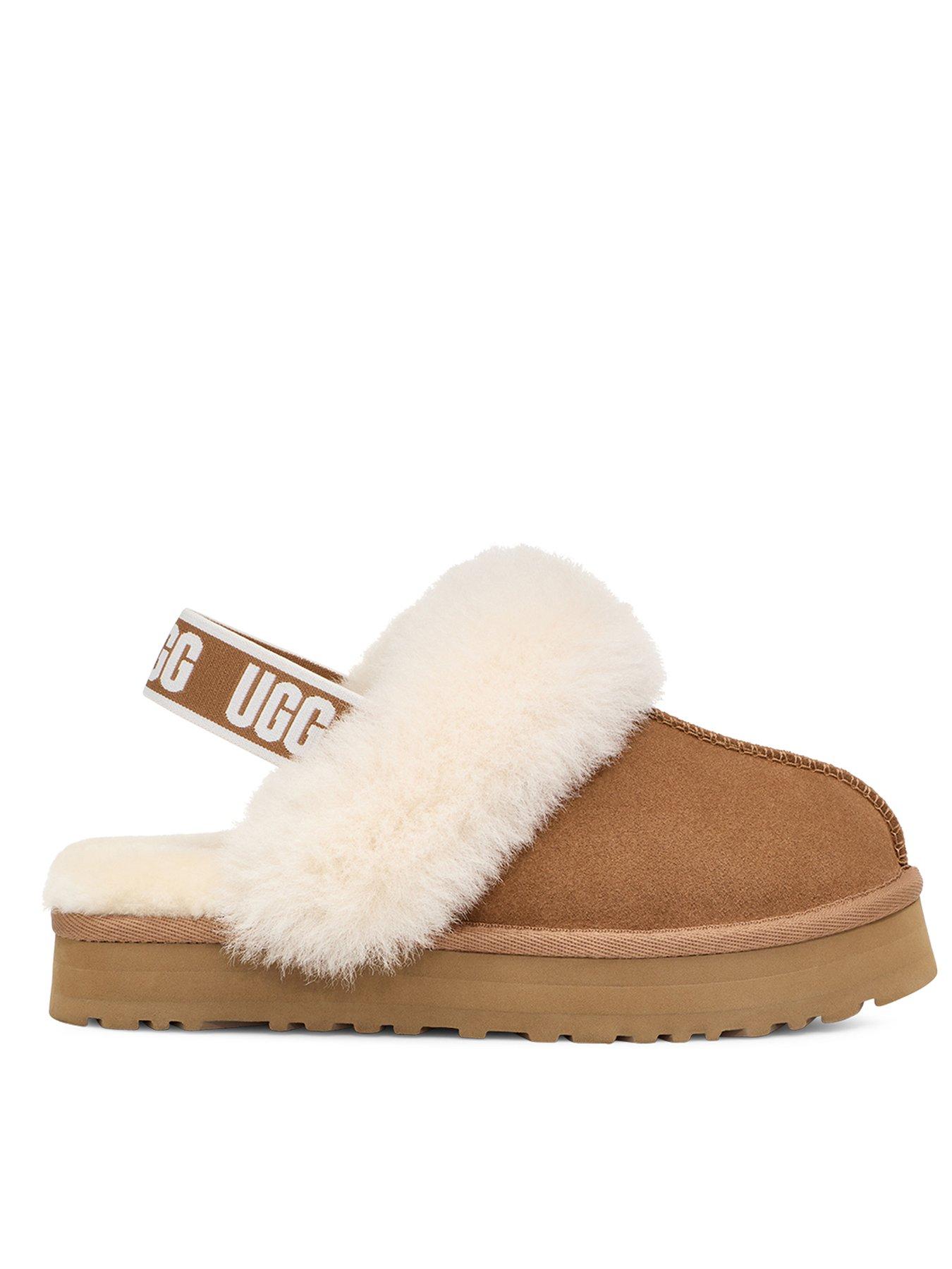 Ugg open hot sale toe slippers