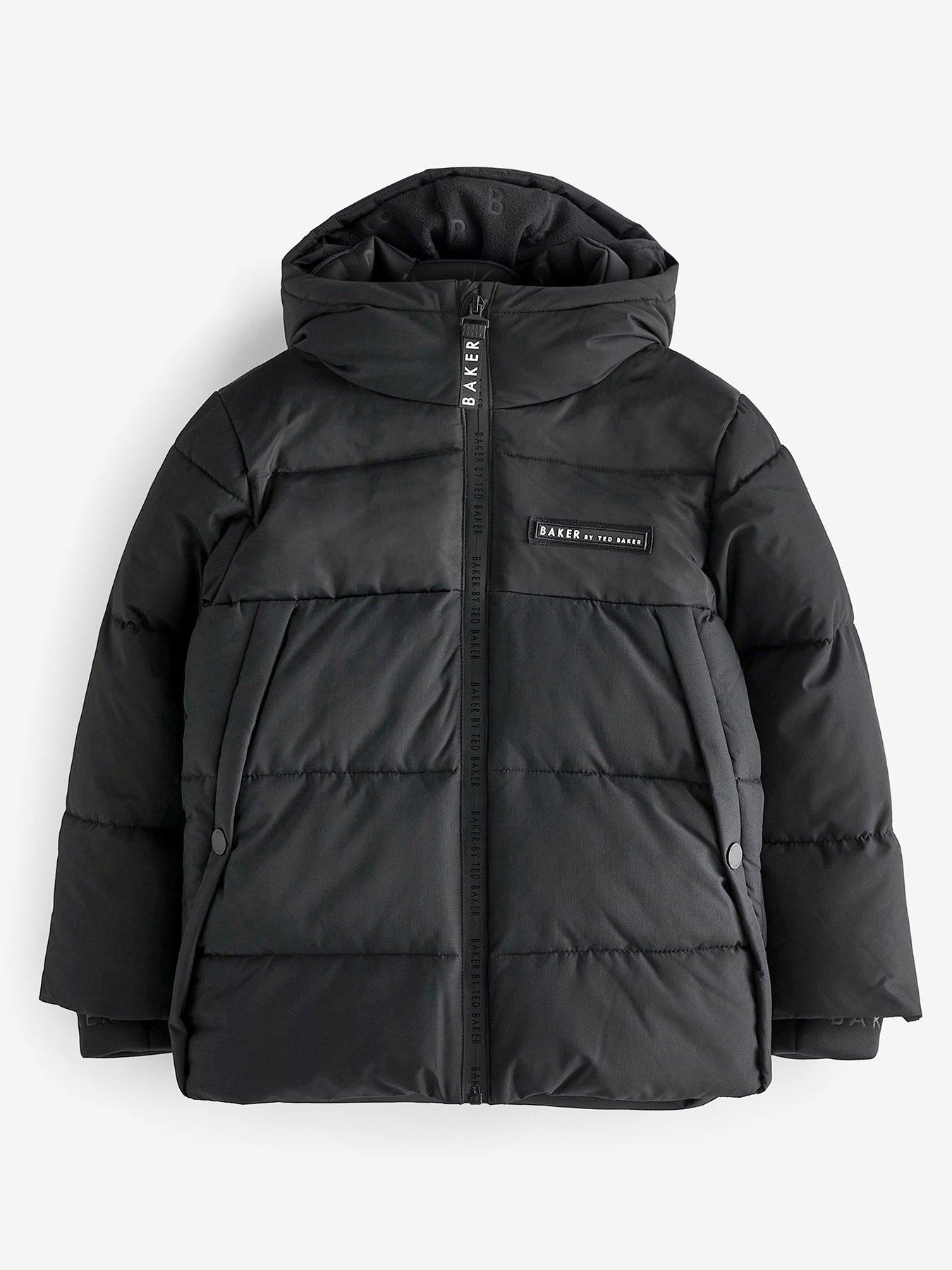 Baker By Ted Baker Older Boys Padded Coat Black