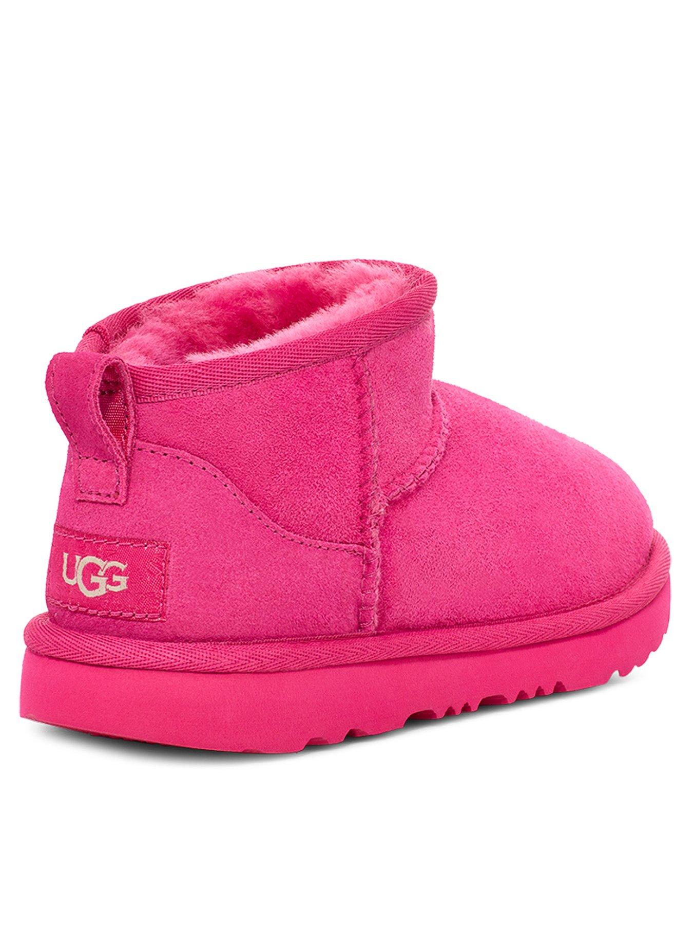 UGG CLASSIC SHORT SEQUIN SPARKLES PINK BOOTS US 6 / EU 37 / UK 4