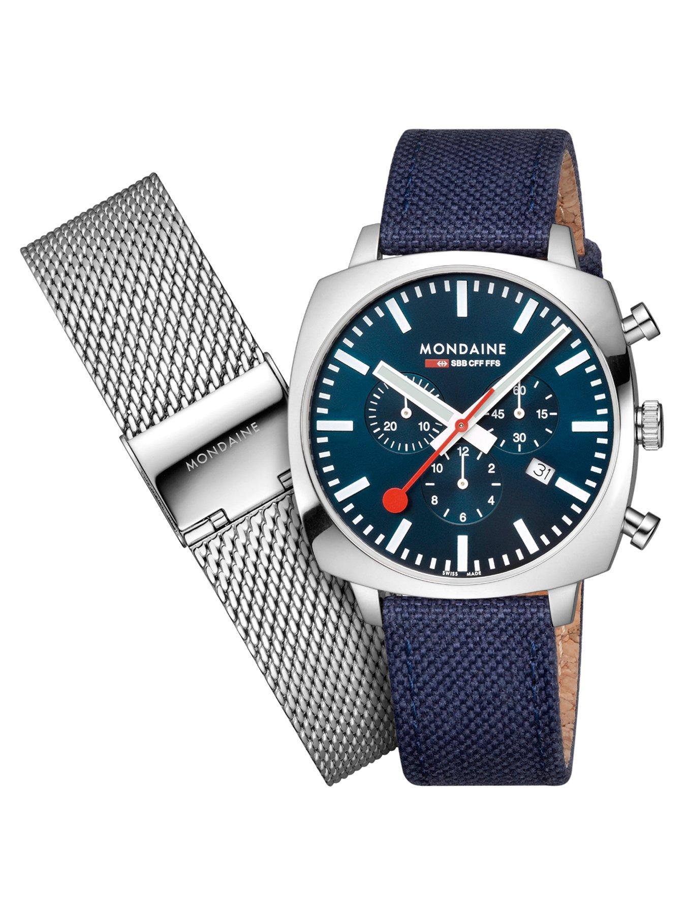 Image 4 of 8 of Mondaine Grand Cushion Mens Watch