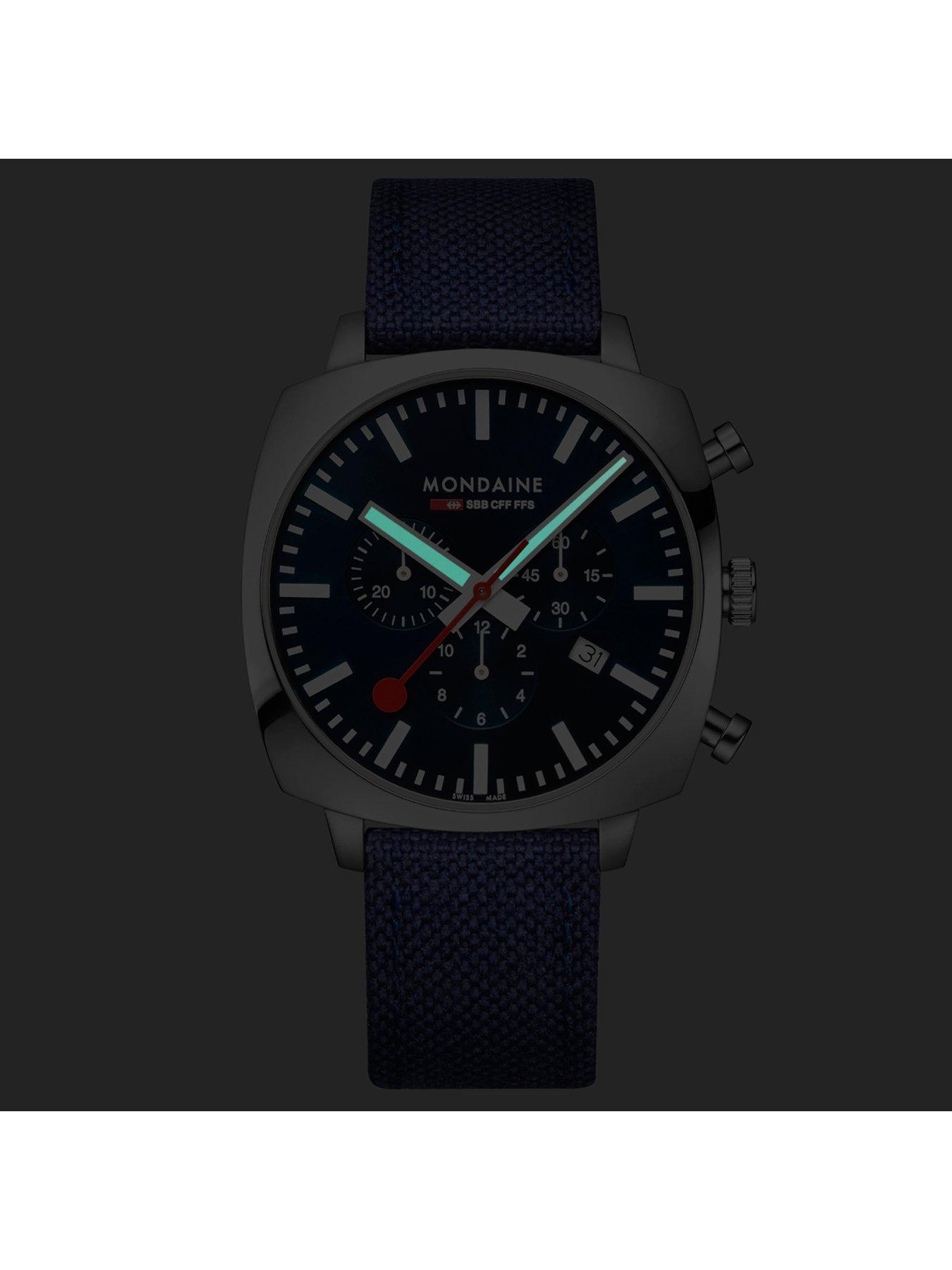 Image 5 of 8 of Mondaine Grand Cushion Mens Watch