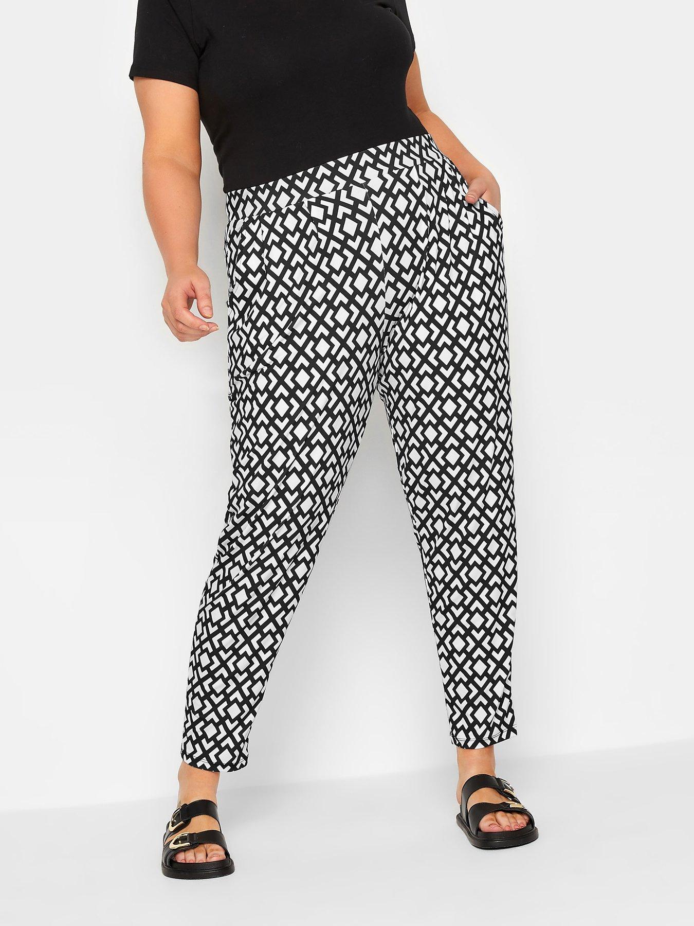 A New Day Polka Dots Black Casual Pants Size 16 - 40% off