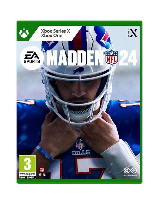 front image of xbox-series-x-madden-nfl-24