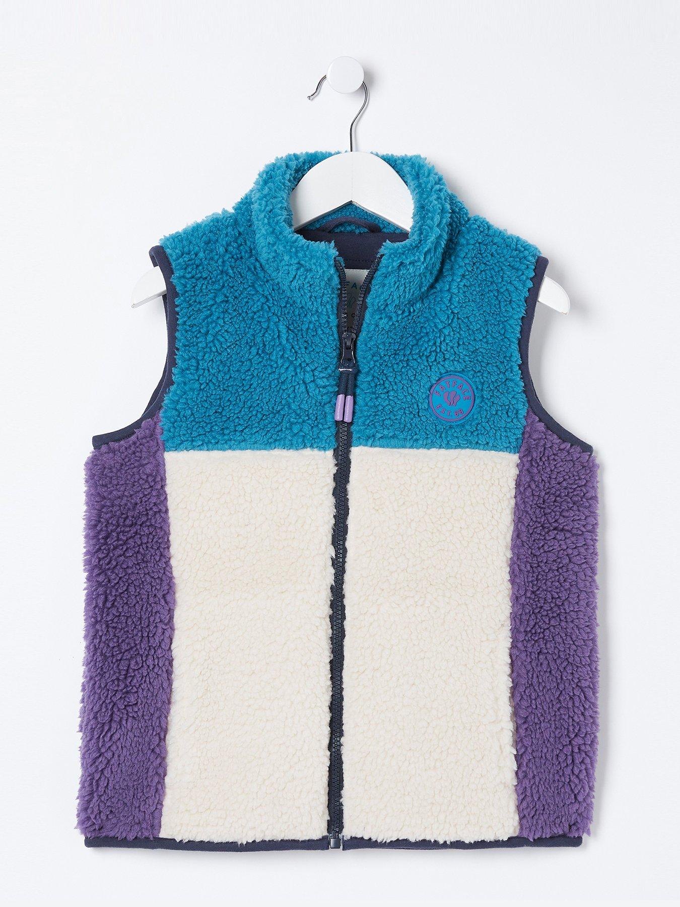 fatface-girls-fleece-colourblock-gilet-lilac