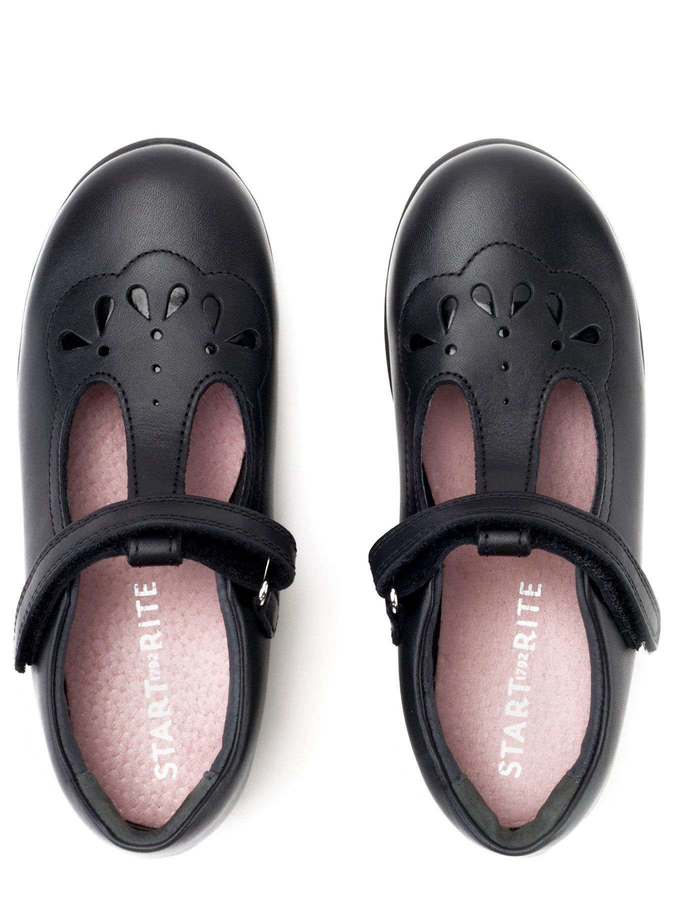 Start-rite Poppy Tbar School Shoe - Black | Very.co.uk