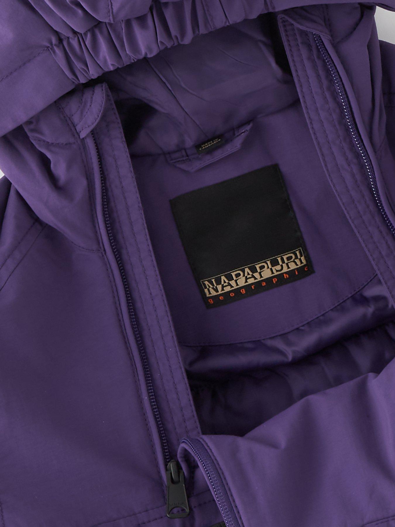 Napapijri purple outlet jacket