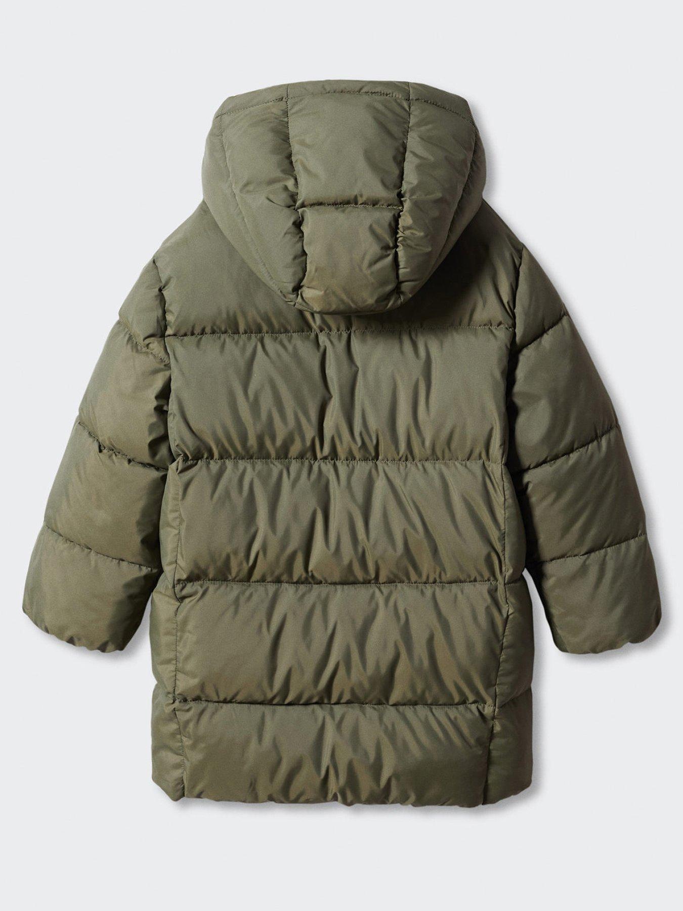 Mango longline cheap padded jacket