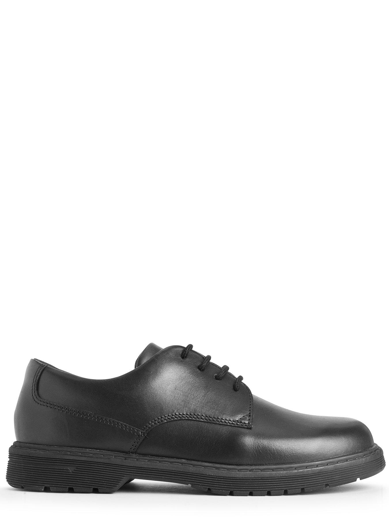 Image 2 of 6 of Start-rite Glitch&nbsp;Leather Lace Up School Shoe - Black