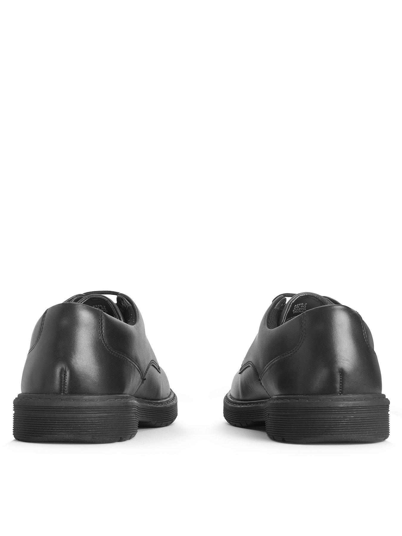 Image 3 of 6 of Start-rite Glitch&nbsp;Leather Lace Up School Shoe - Black