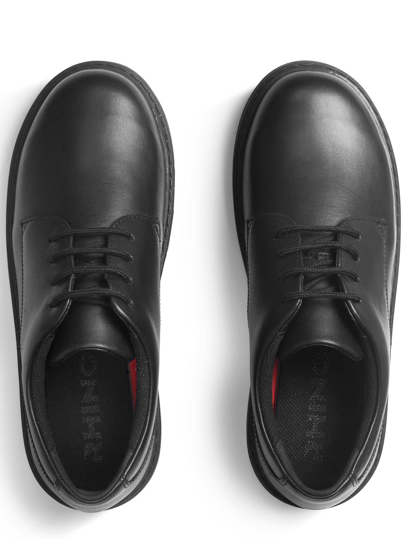 Image 4 of 6 of Start-rite Glitch&nbsp;Leather Lace Up School Shoe - Black