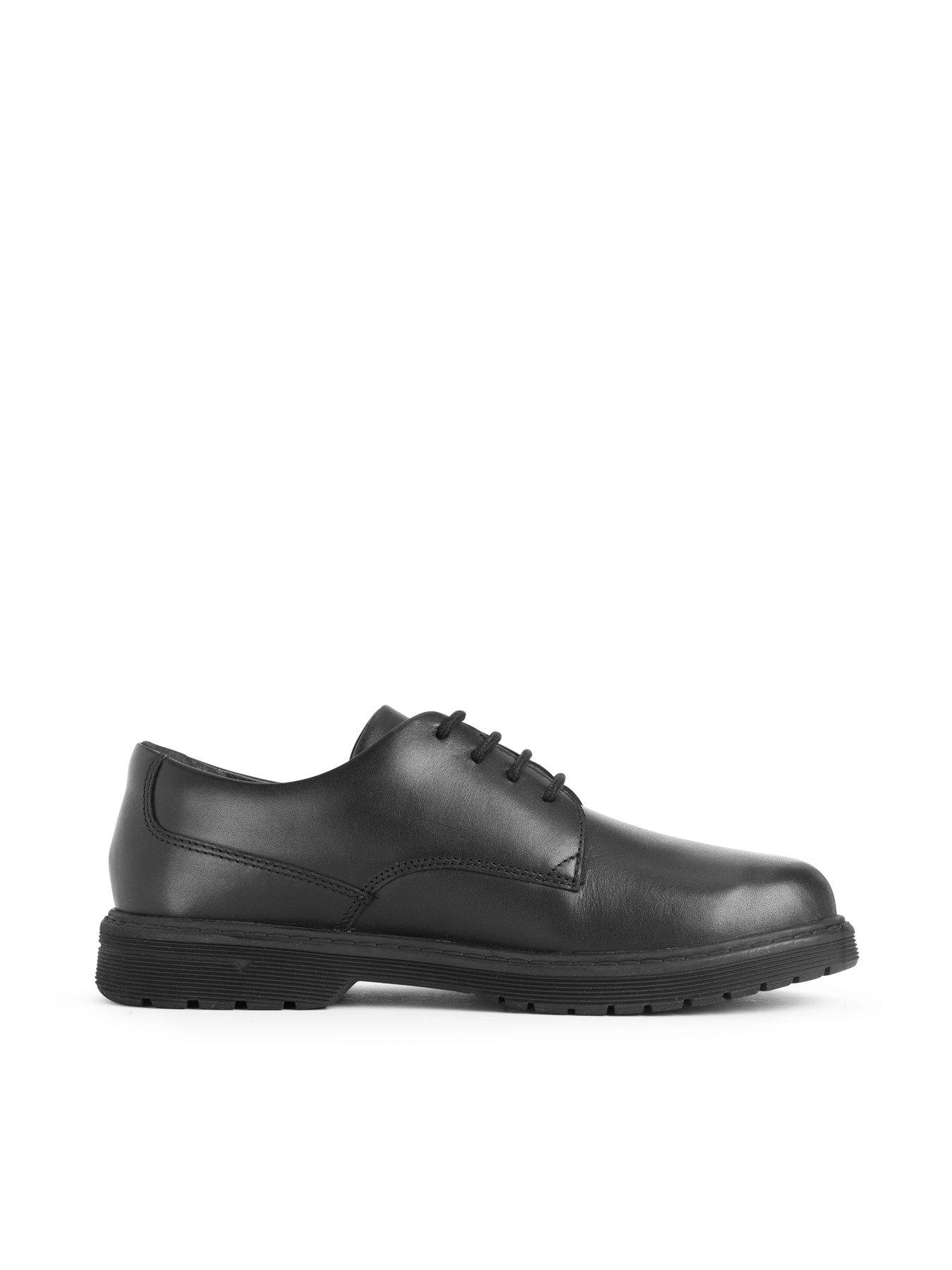 Image 6 of 6 of Start-rite Glitch&nbsp;Leather Lace Up School Shoe - Black