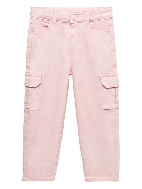 mango-younger-girls-cargo-jeans-light-pink