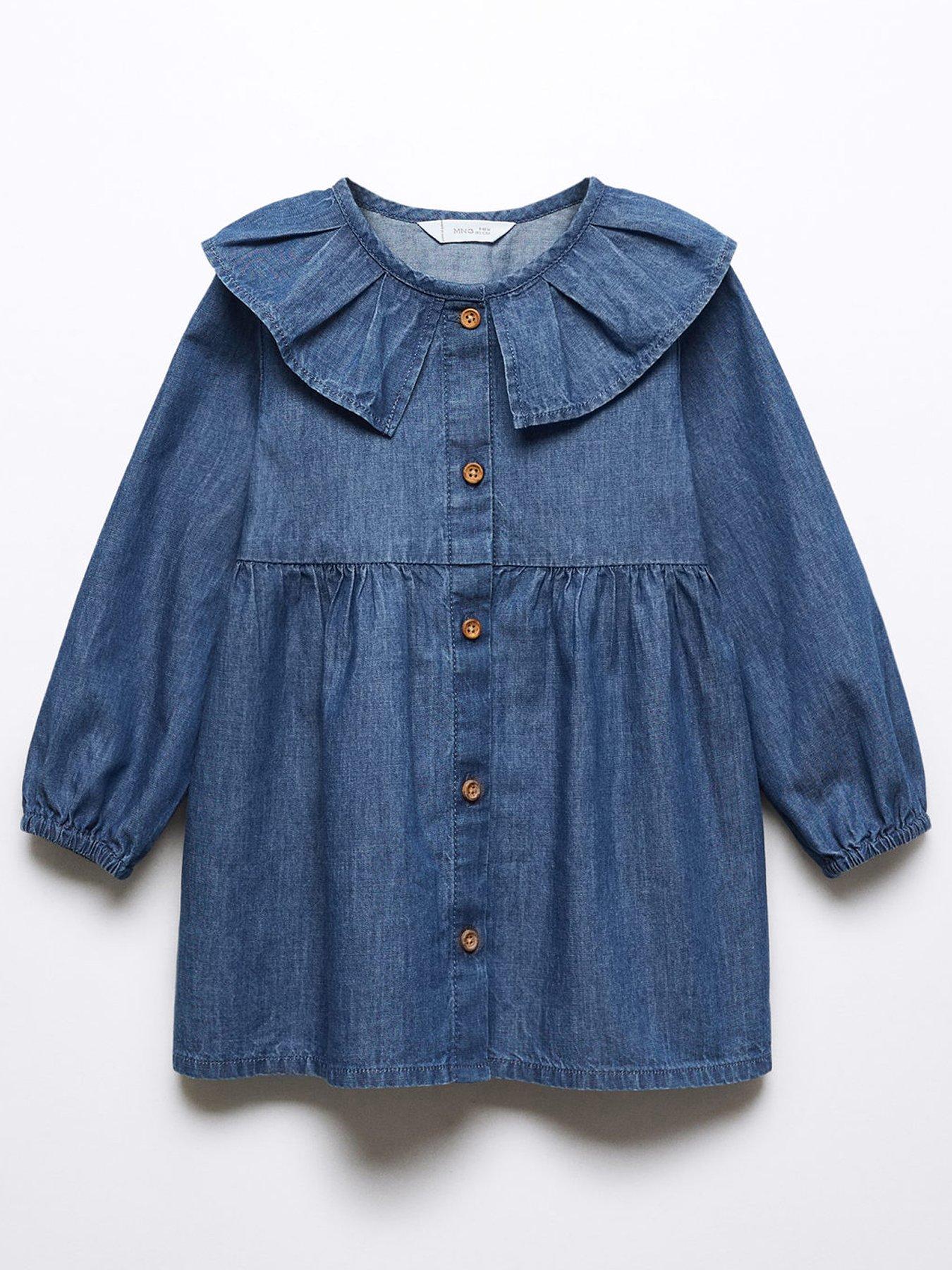 Baby Bubble Sleeve Shirt Dress - Blue | Levi's® NO