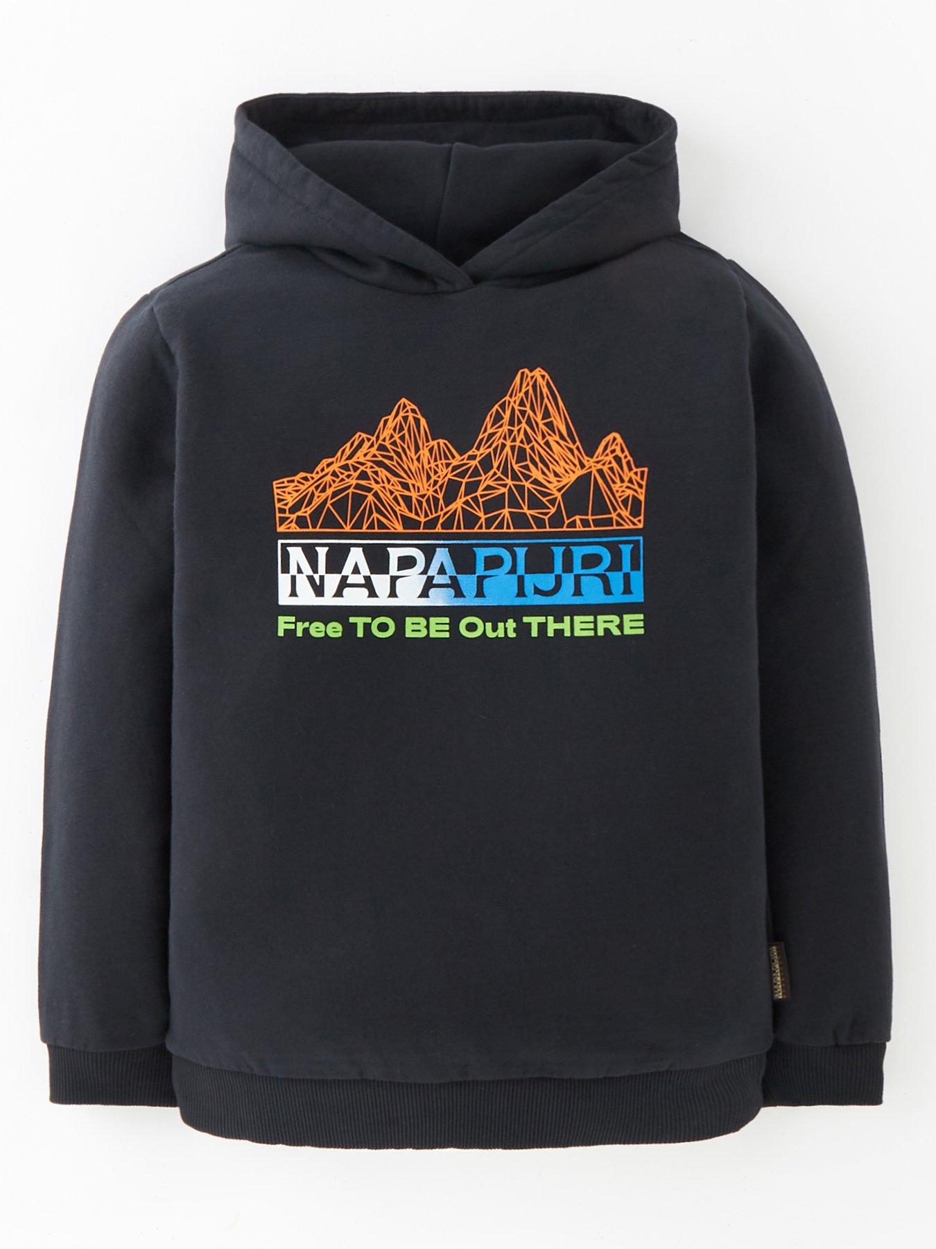 Napapijri overhead best sale logo hoodie