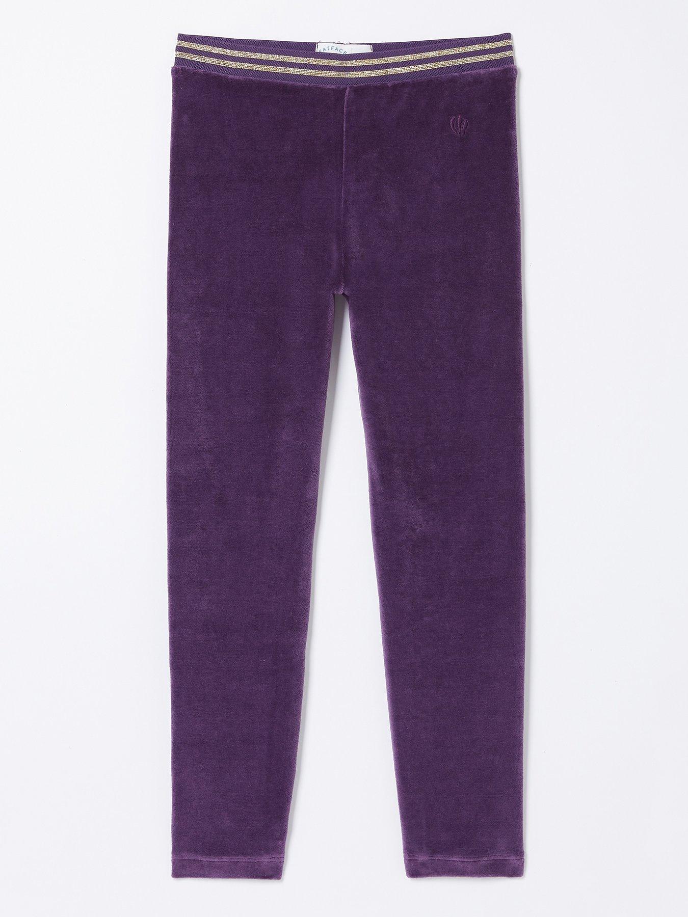 fatface-girls-velvet-leggings-purple