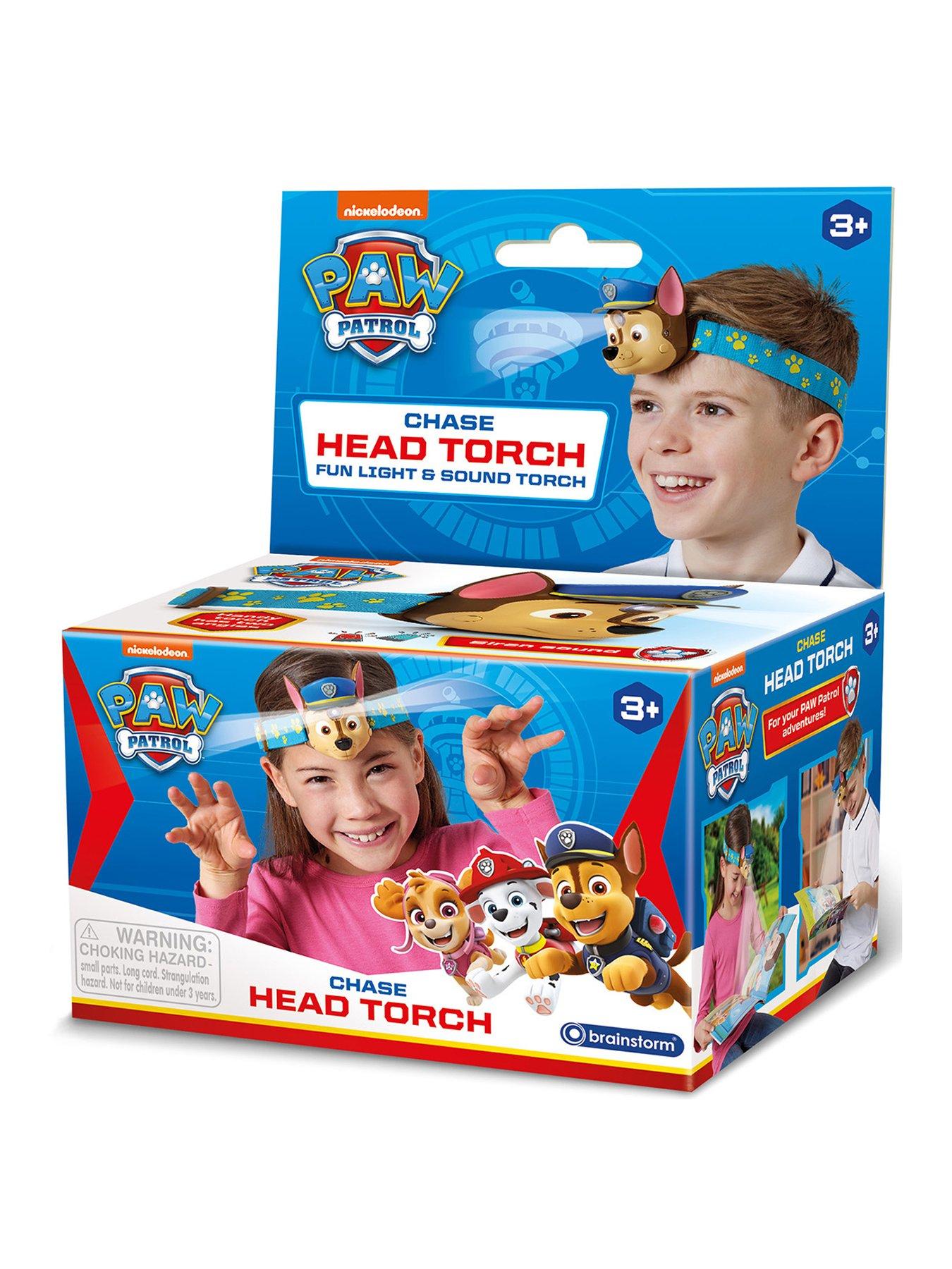 Image 1 of 6 of Brainstorm Toys Paw Patrol Chase Head Torch with Light &amp; Sound