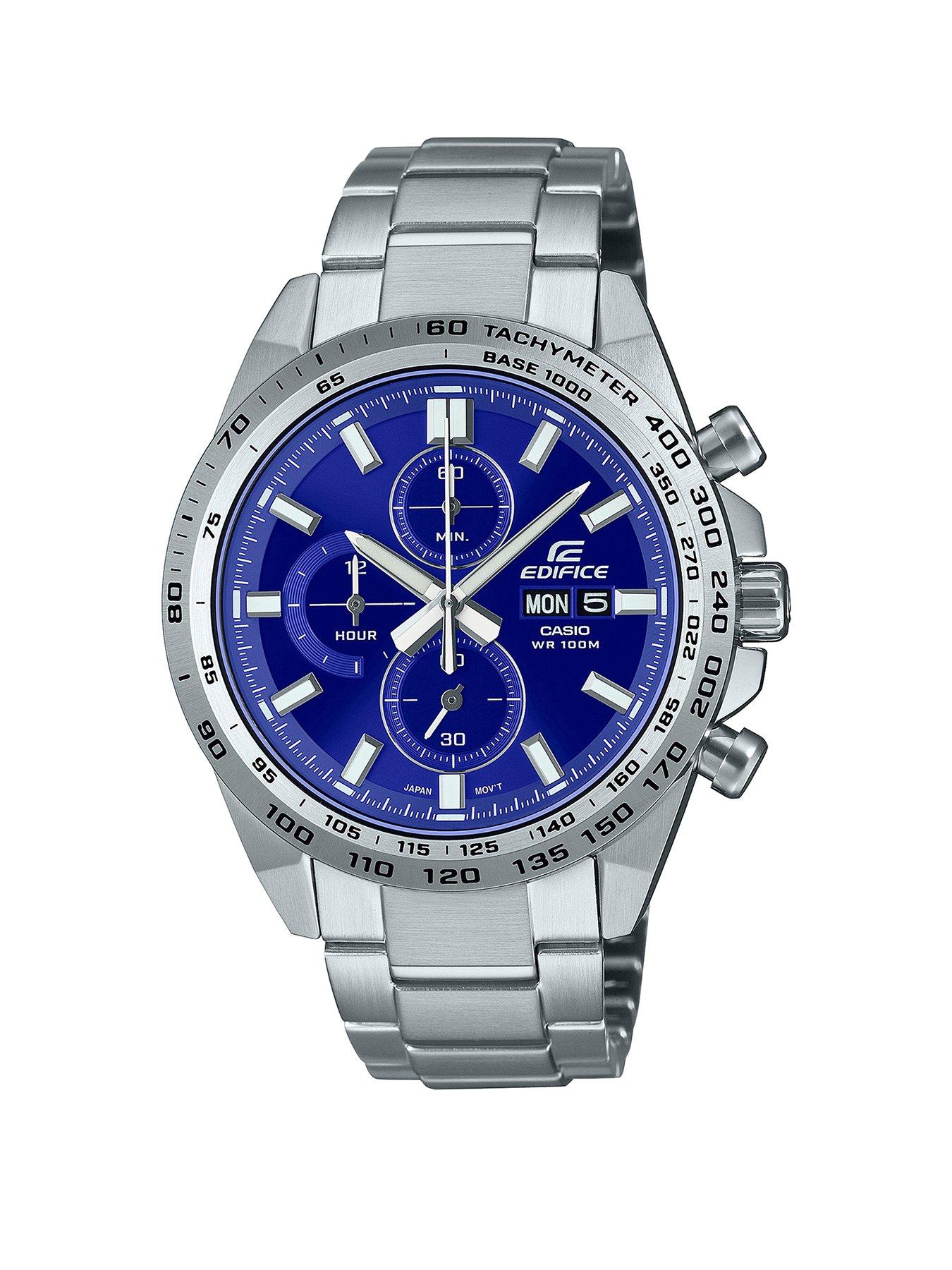 undefined EFR-574D-2AVUEF Edifice Silver Men's Chronograph Watch