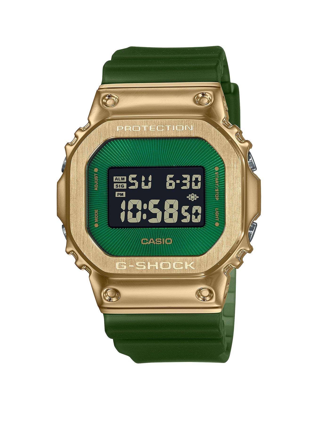 Product photograph of Casio Gm-5600cl-3er Green Unisex Watch from very.co.uk
