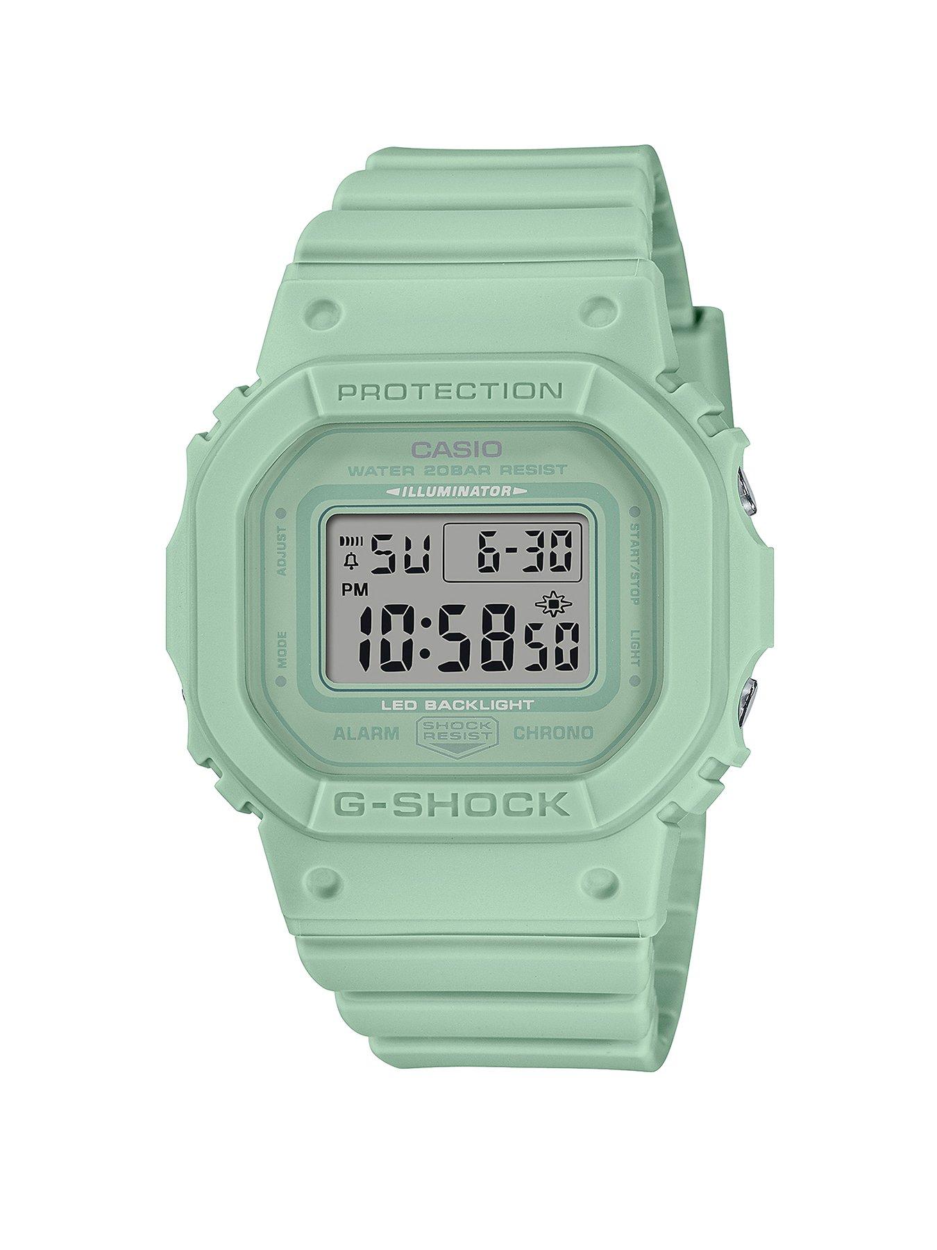 Product photograph of Casio Gmd-s5600ba-3er Green Unisex Watch from very.co.uk