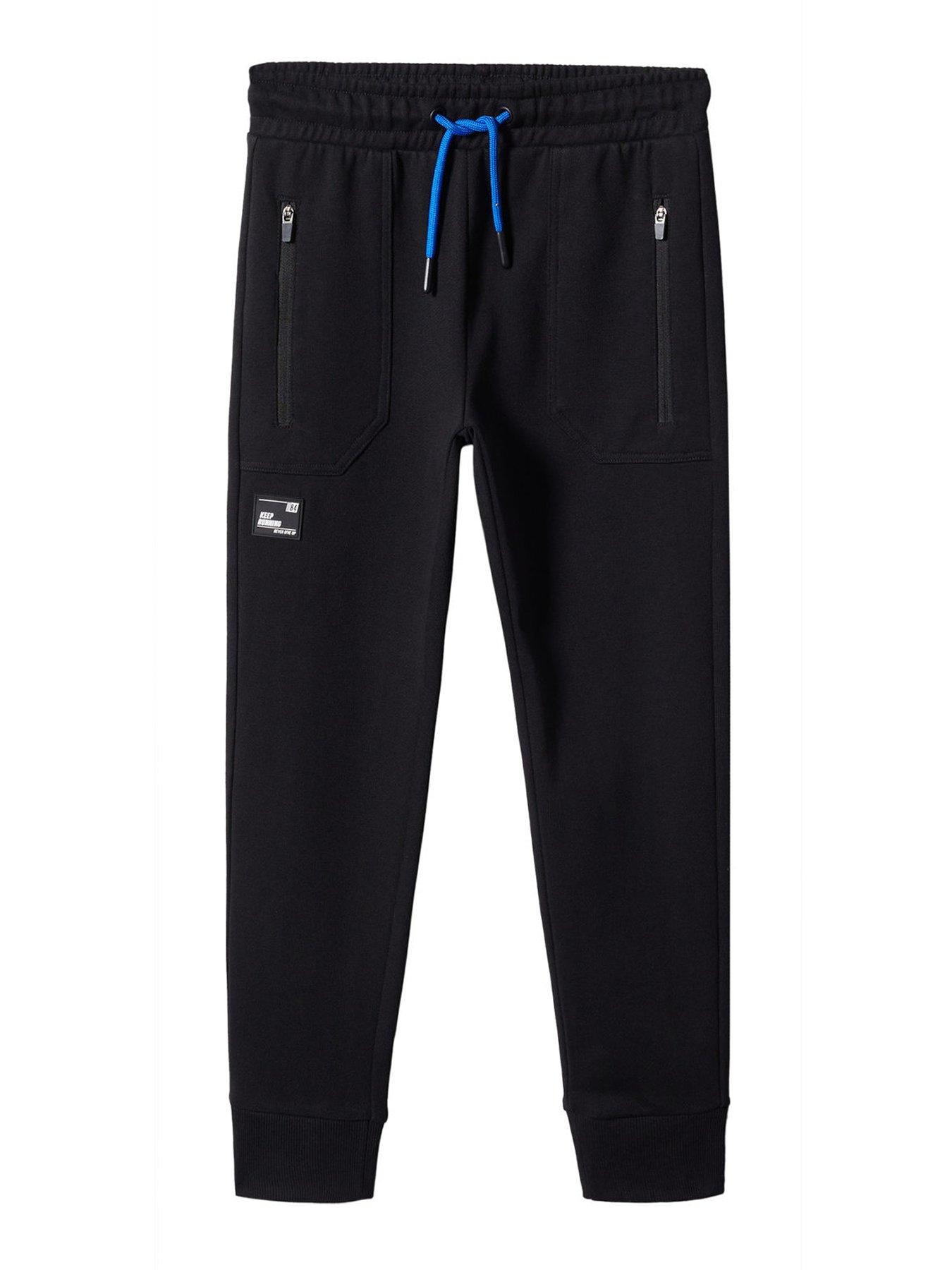 Under Armour Kids' Armour Fleece® Graphic Joggers Black / White