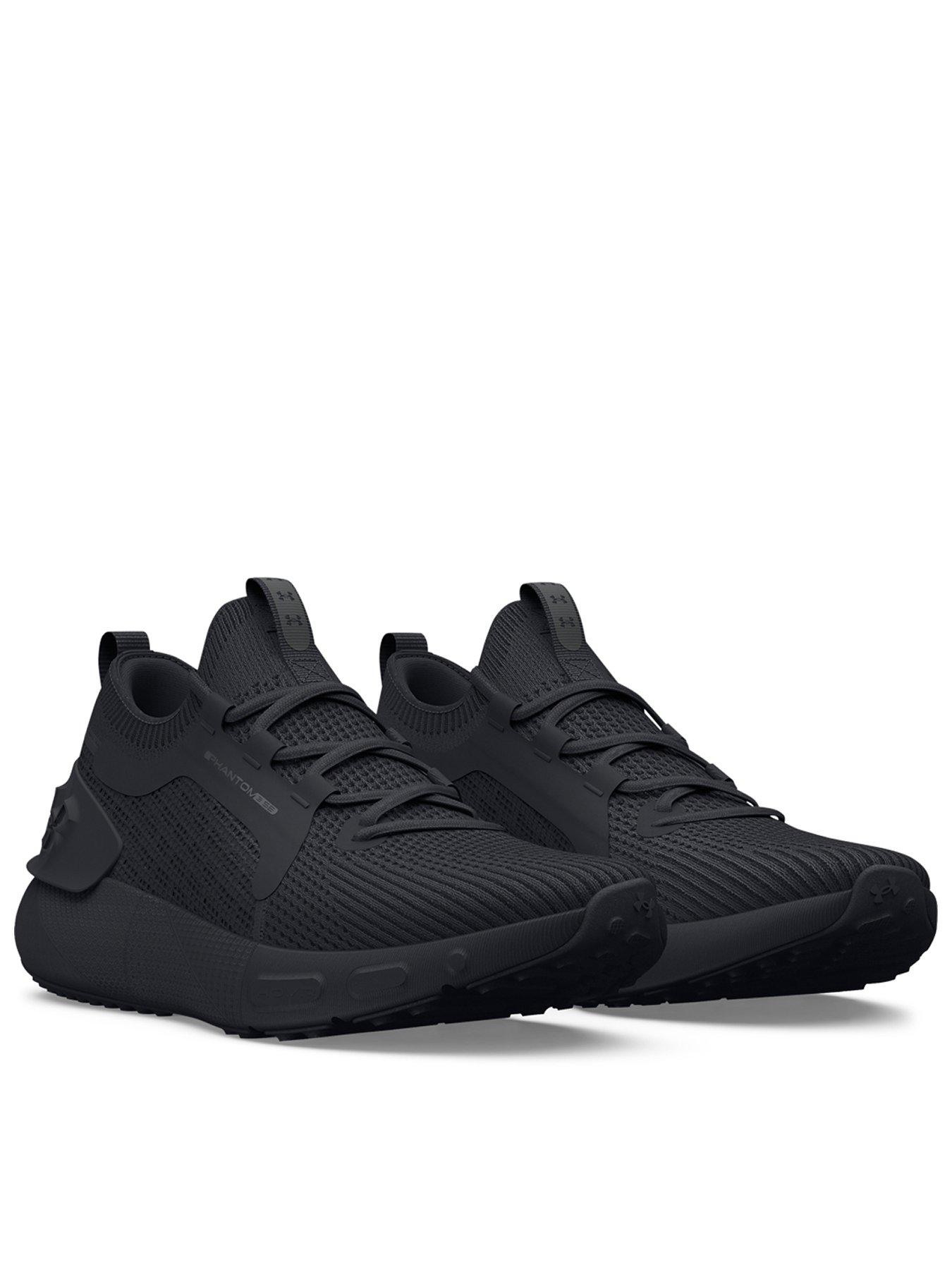 Mens black store under armour trainers