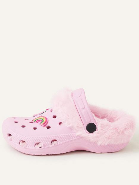 accessorize-girls-unicorn-charm-slipper-clogs-pink