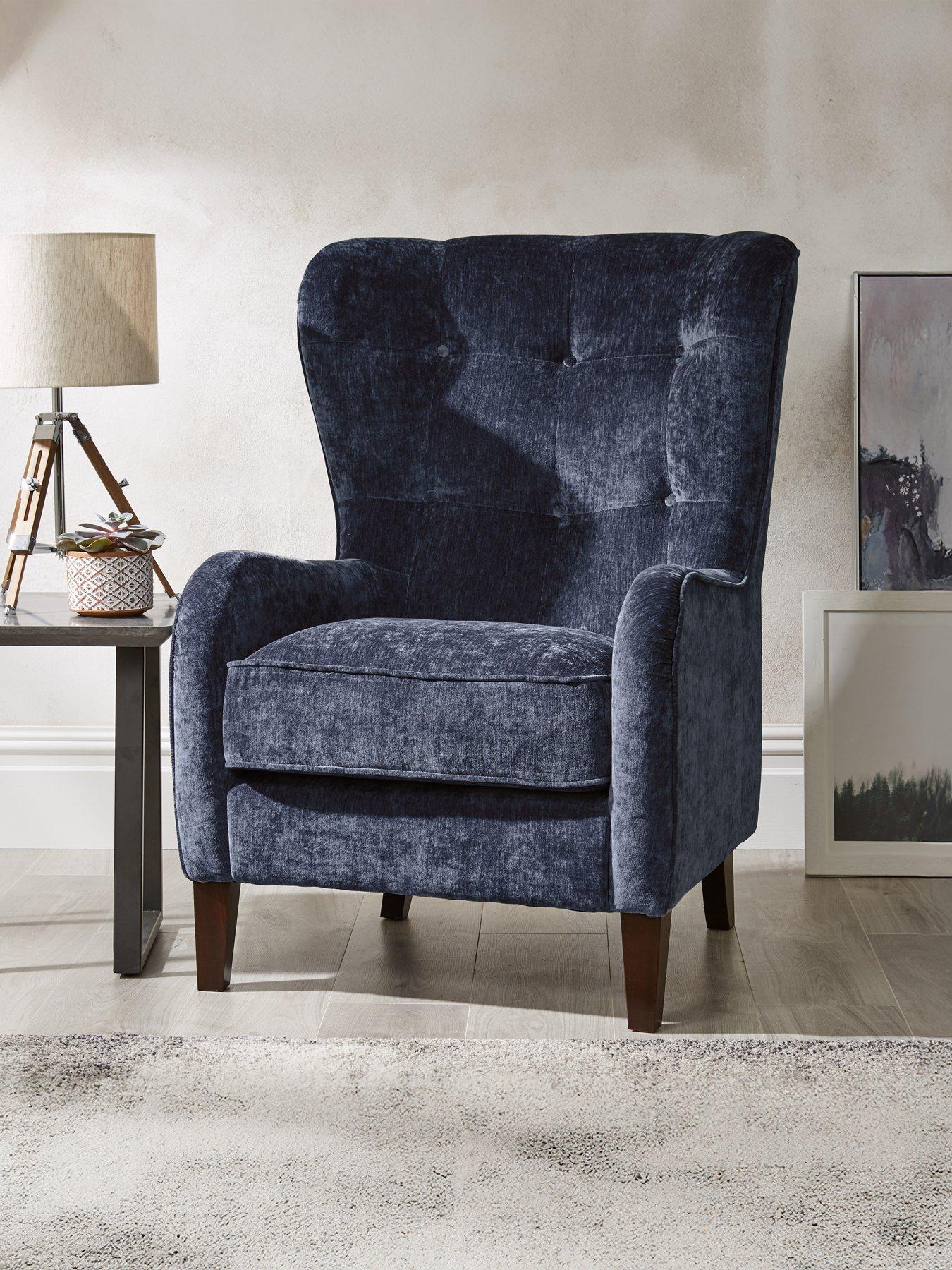 Navy deals statement chair