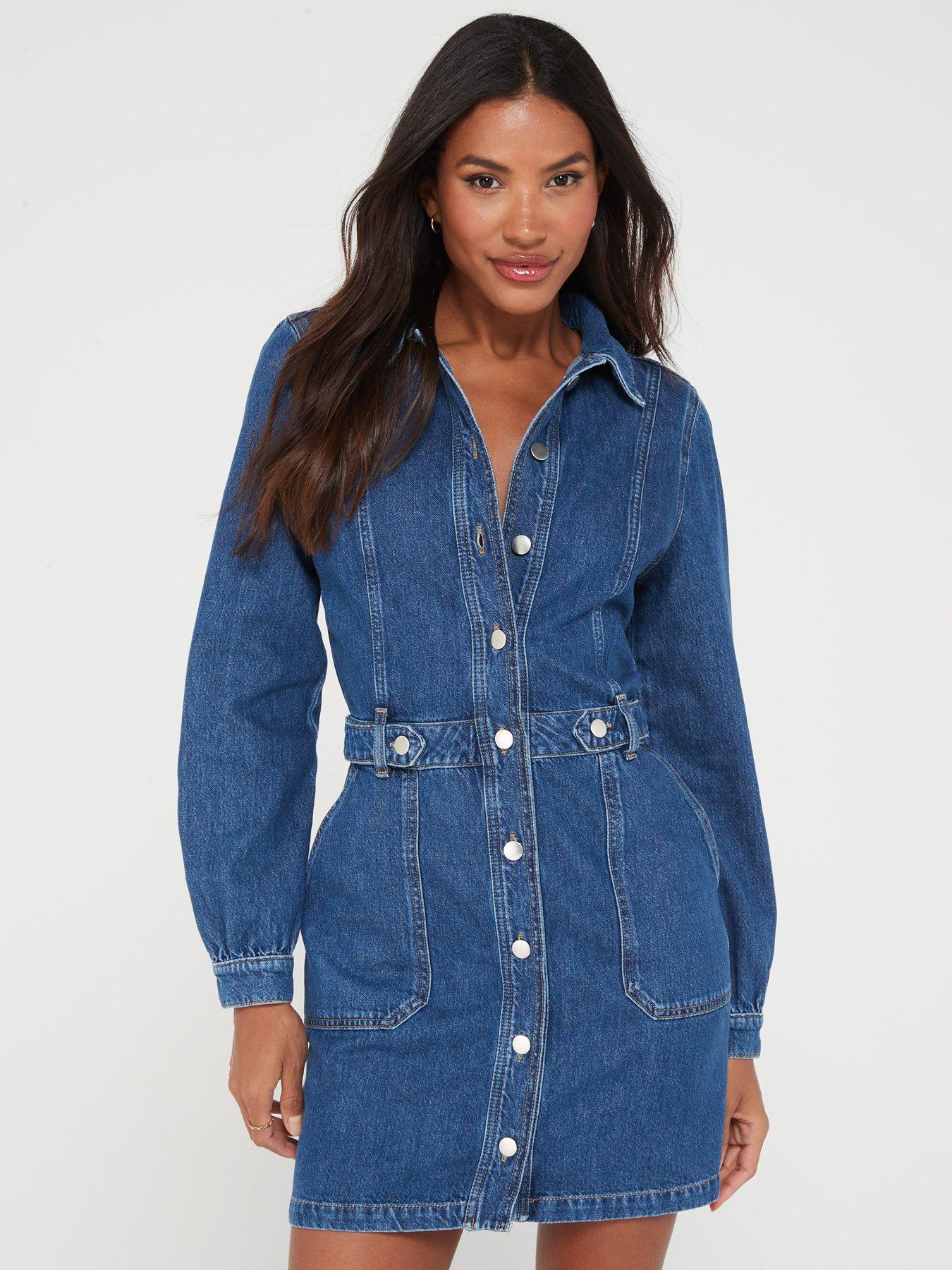 Denim co dress best sale