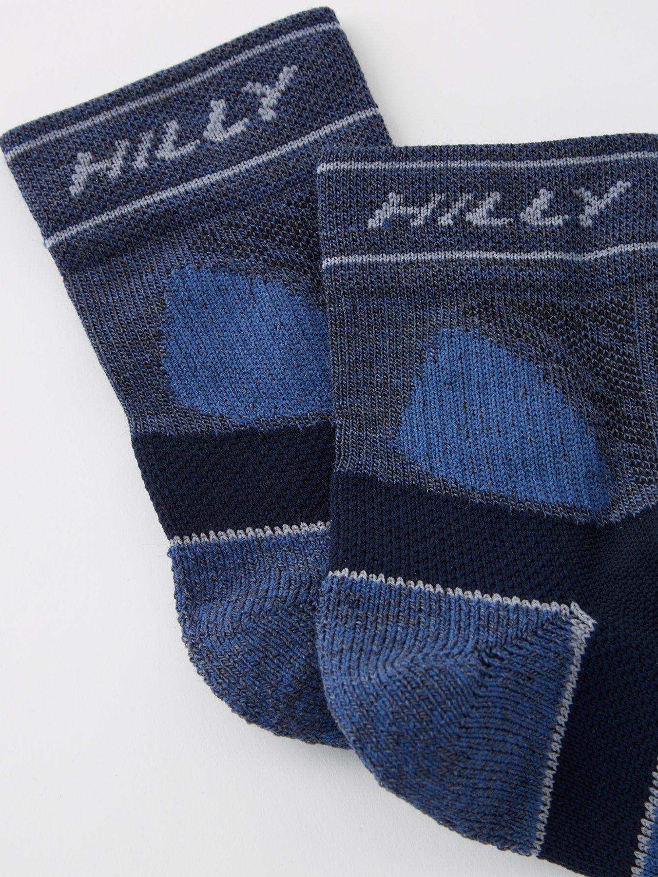 Image 2 of 2 of Hilly Men's Hilly Maximum Comfort Trail Anklet Sock - Navy