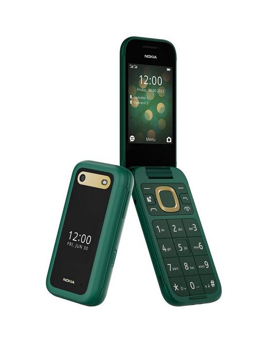 front image of nokia-2660-green