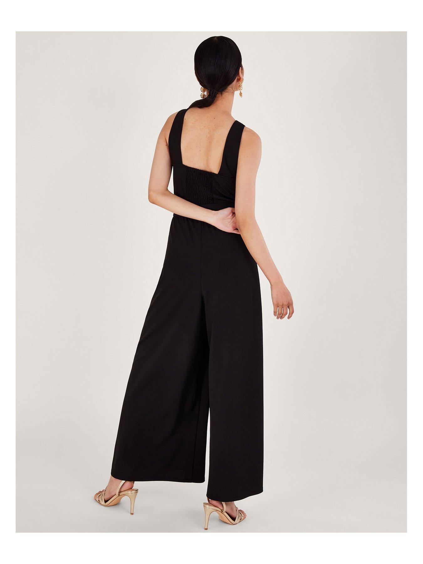 Black cheap smart jumpsuit