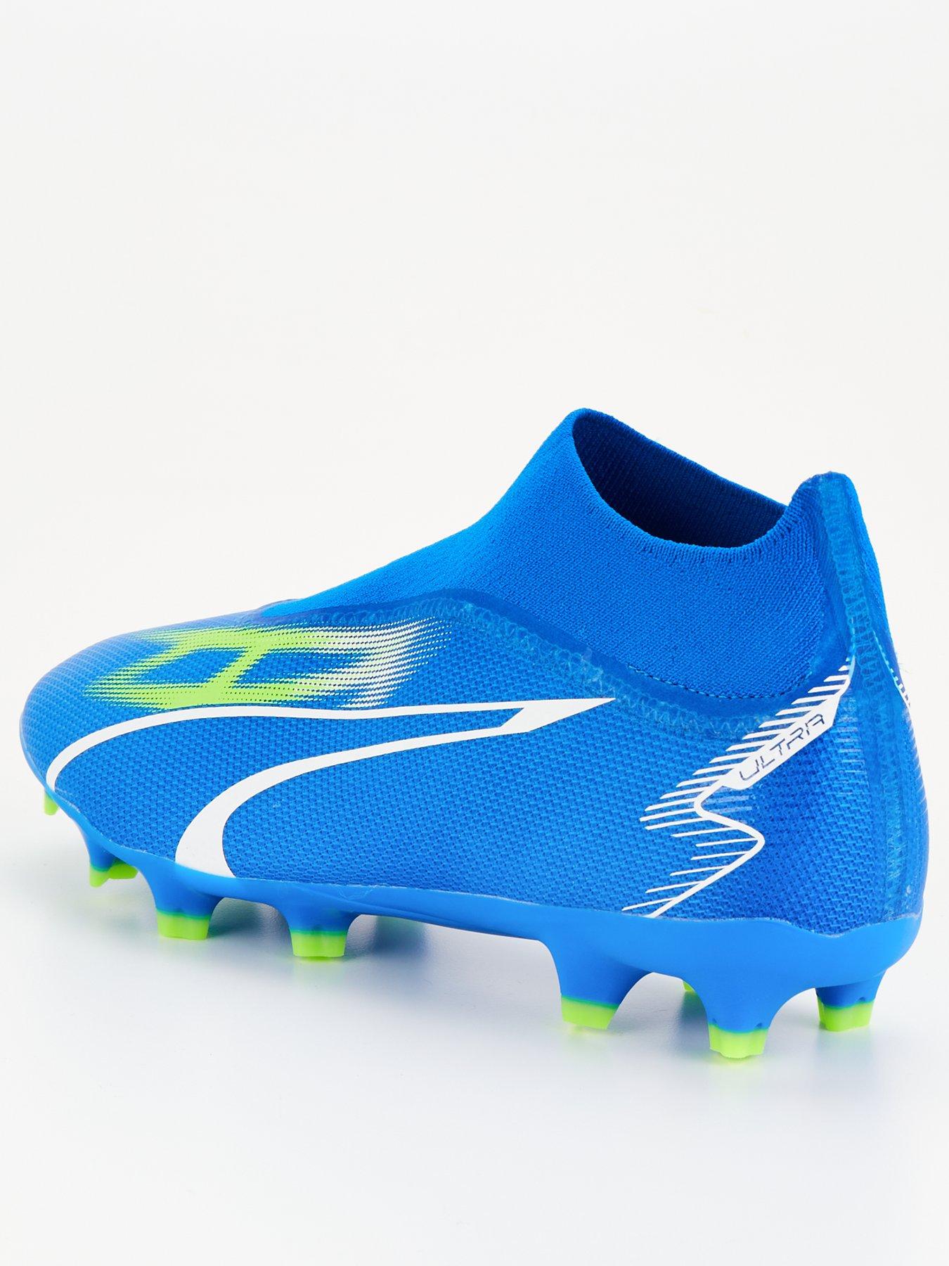 Puma blue and outlet pink boots for sale