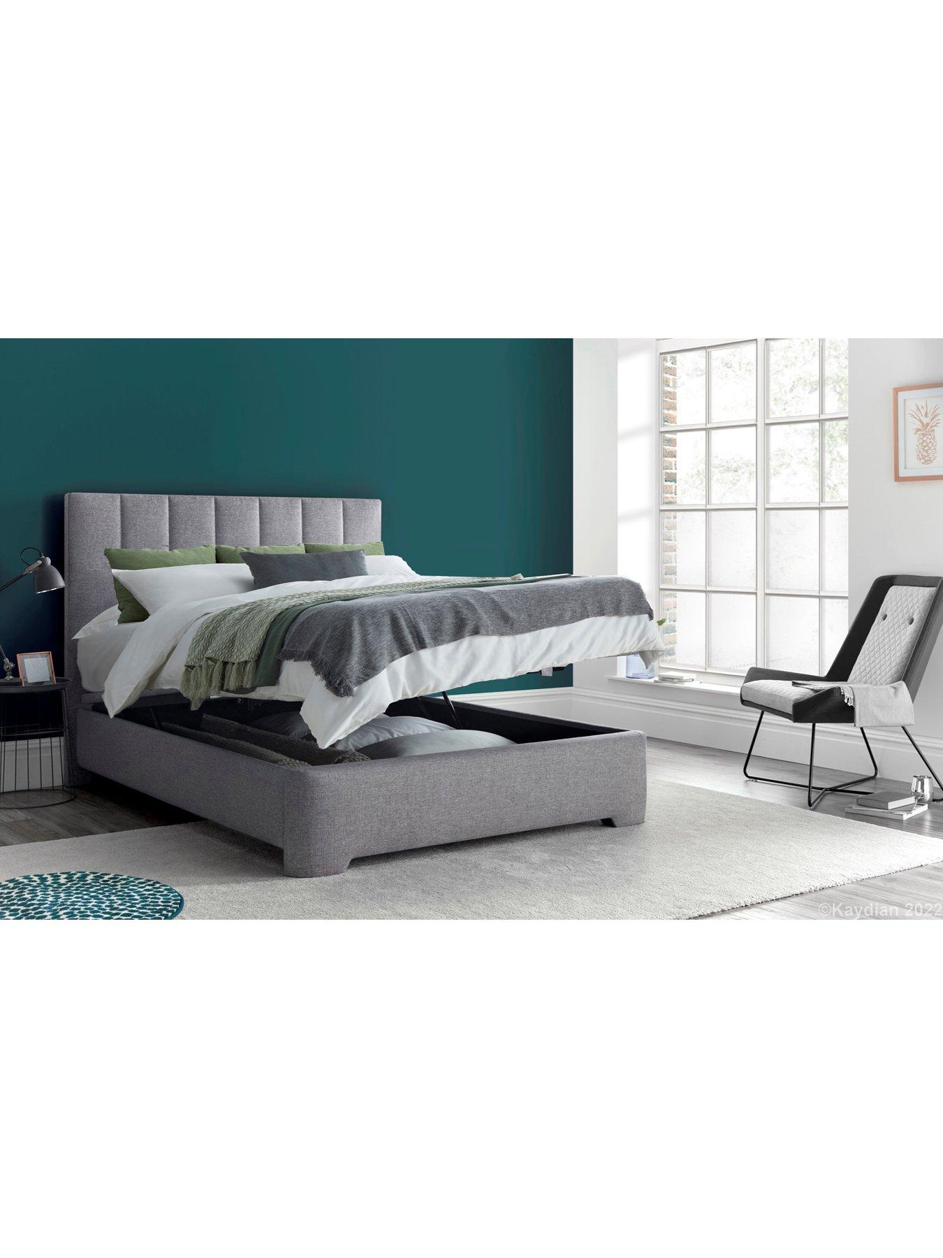 Product photograph of Ravena King Ottoman Bed With Mattress Options Buy And Save - Bed Frame With Platinum Pocket Mattress from very.co.uk