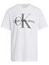  image of calvin-klein-jeans-kids-ck-monogram-t-shirt-white