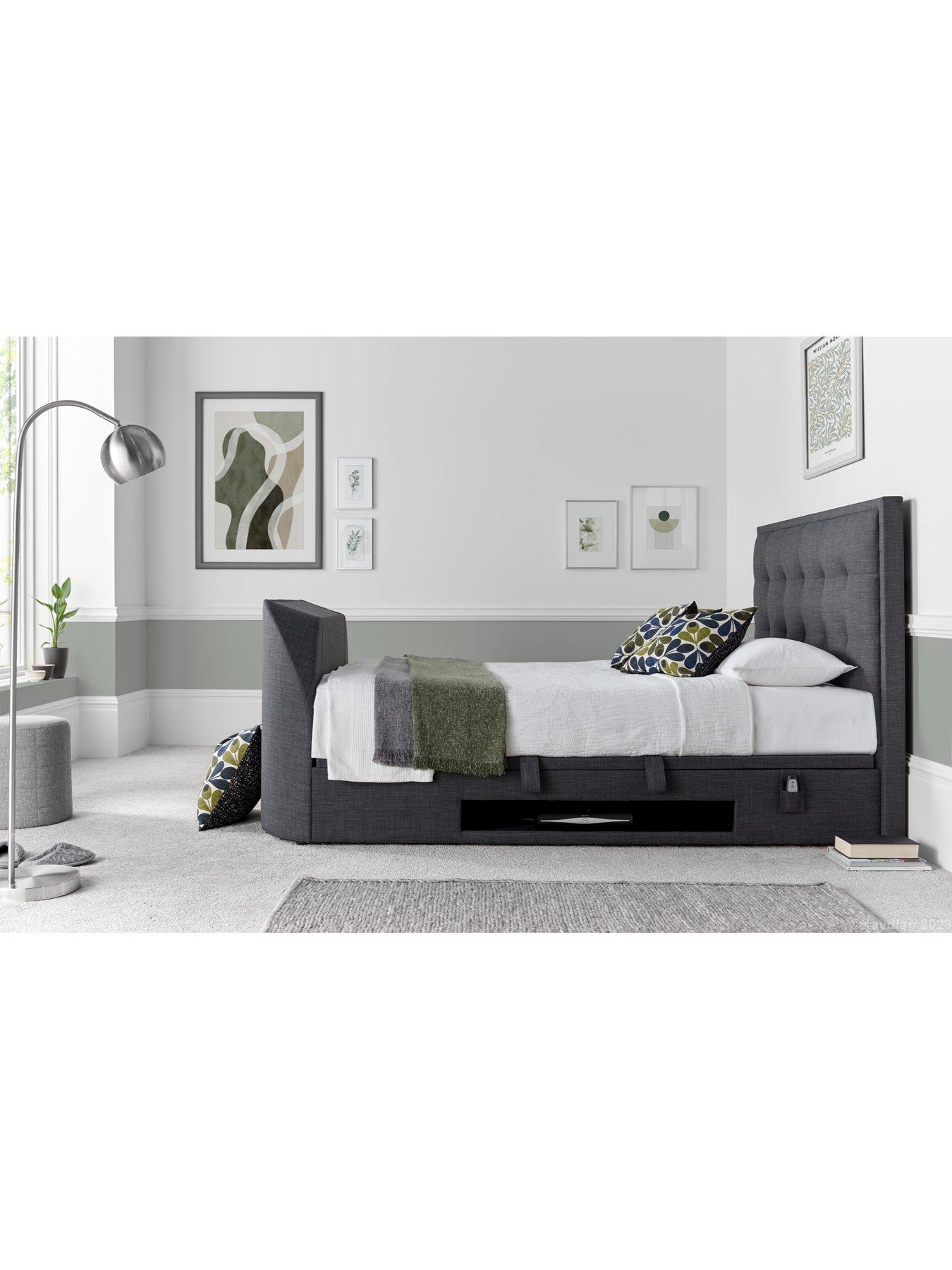Image 3 of 6 of The Very Collection Anderson TV Side Lift Up Ottoman Storage Bed with Airsprung Mattress Options (Buy &amp; SAVE!)