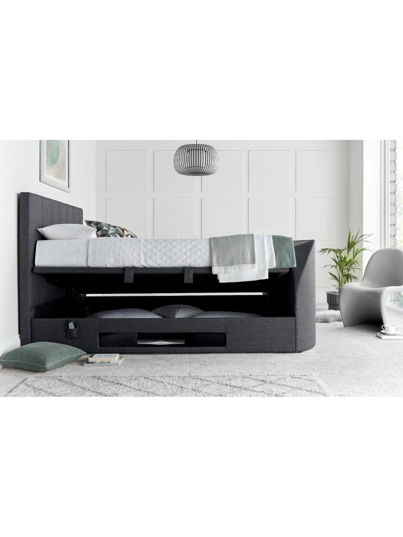 Image 4 of 6 of The Very Collection Anderson TV Side Lift Up Ottoman Storage Bed with Airsprung Mattress Options (Buy &amp; SAVE!)