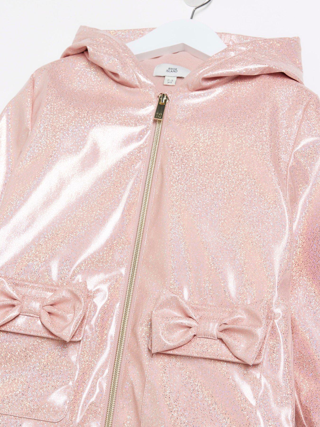 Girls sequin best sale rain jacket