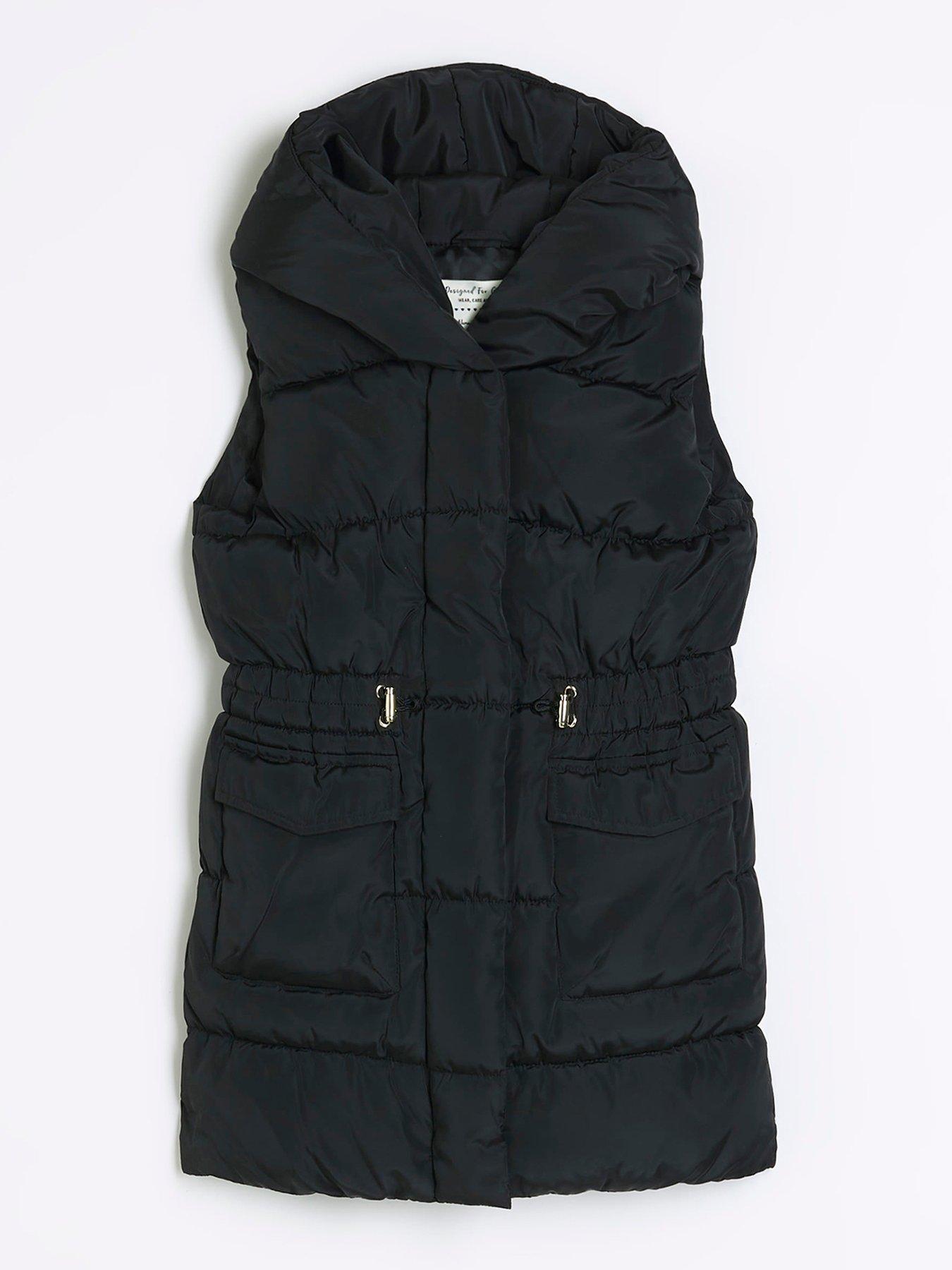 Girls on sale black gillet