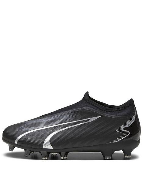 puma-youth-ultra-match-laceless-firm-ground-football-boots-black