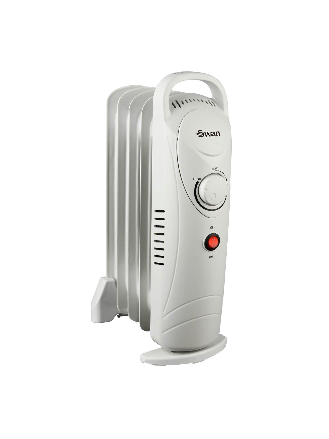 Swan 650W mini oil heater - White | Very