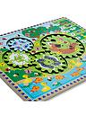 Image thumbnail 3 of 7 of Melissa & Doug Wooden Animal Chase Gear Puzzle