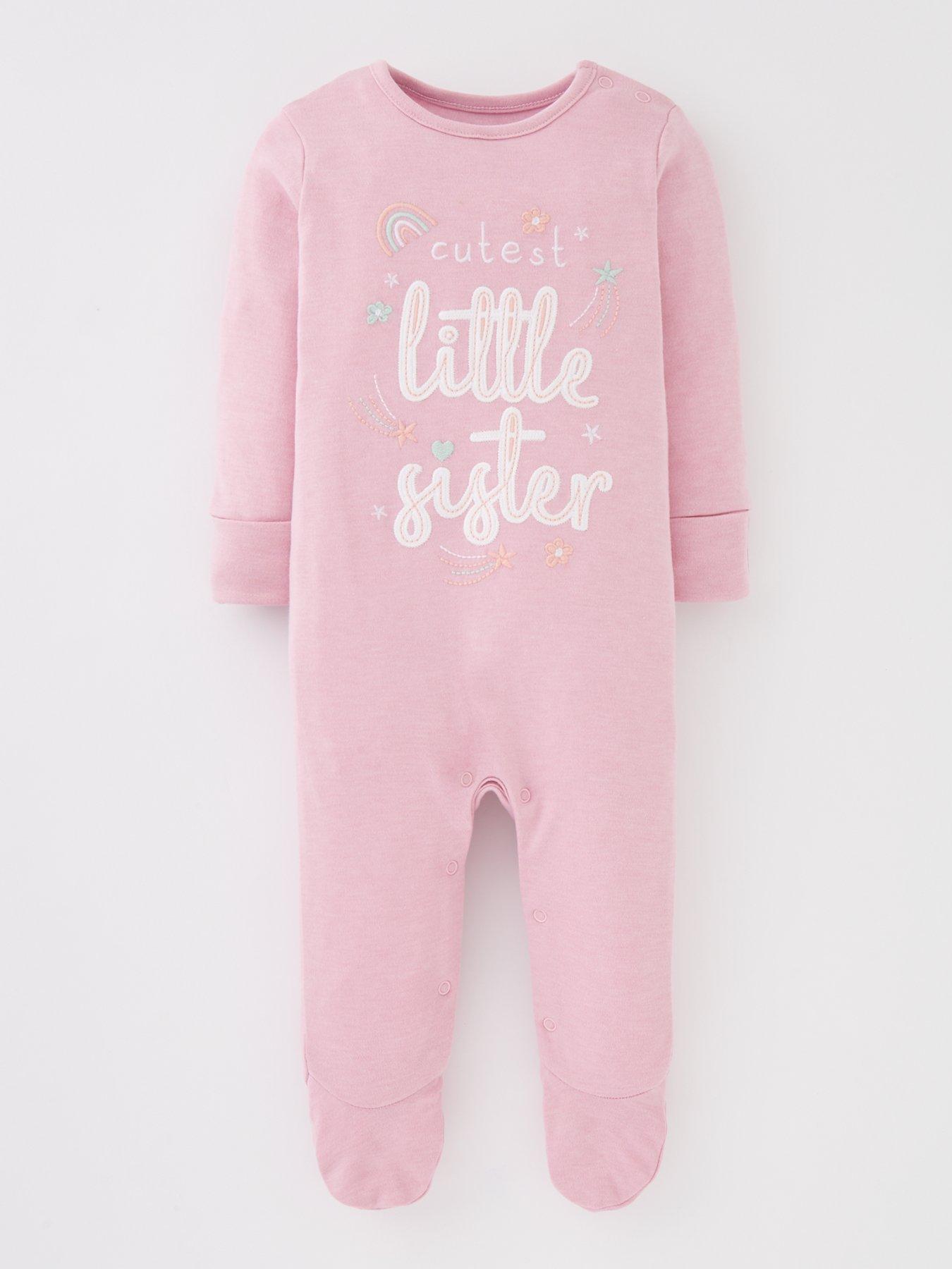 Little sister babygrow on sale next