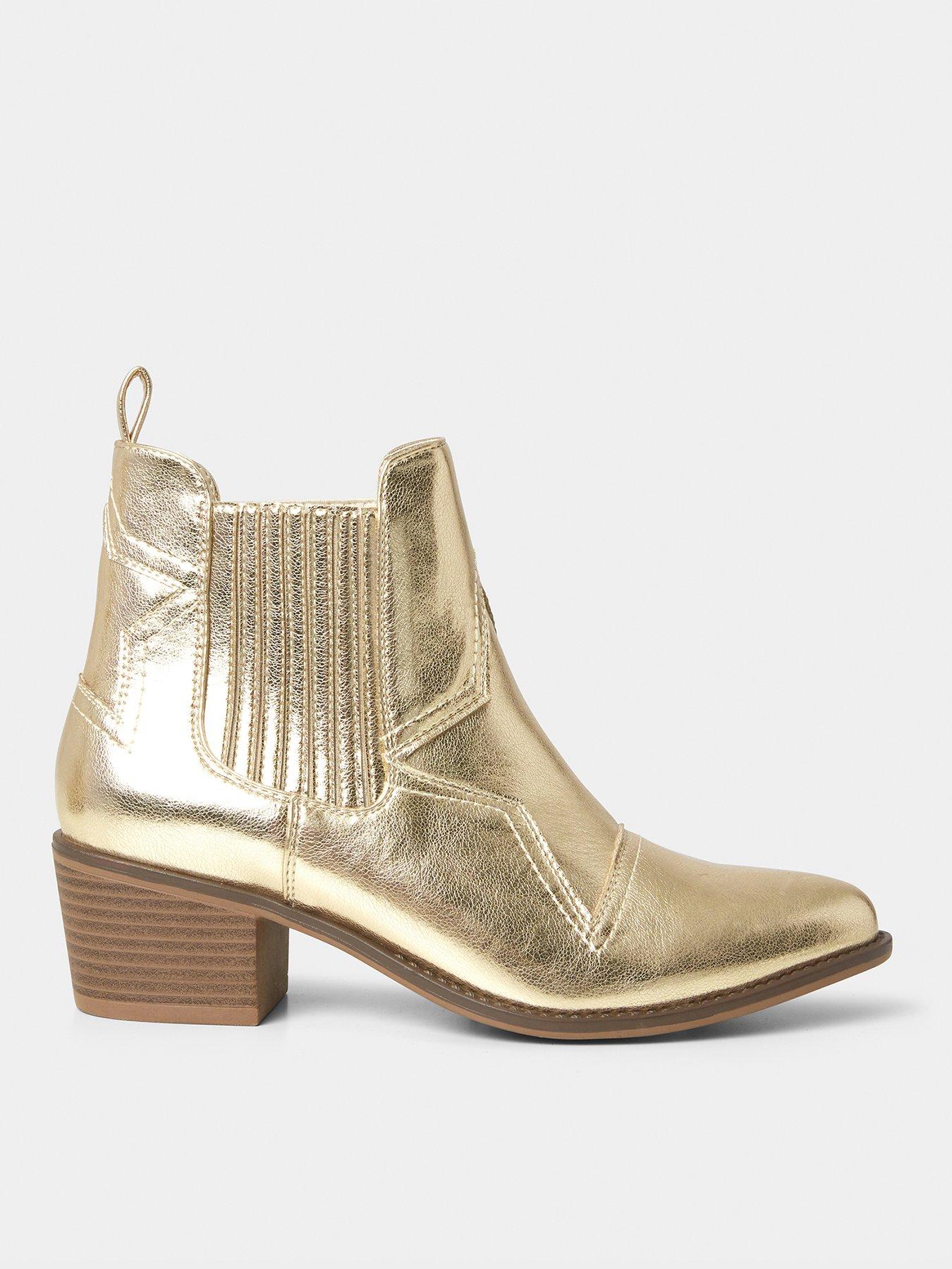 Gold cheap boots uk