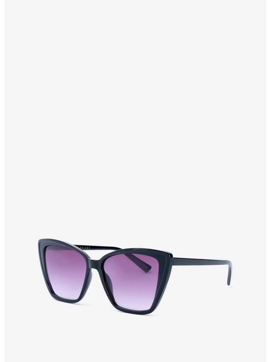 back image of mint-velvet-catalina-black-sunglasses