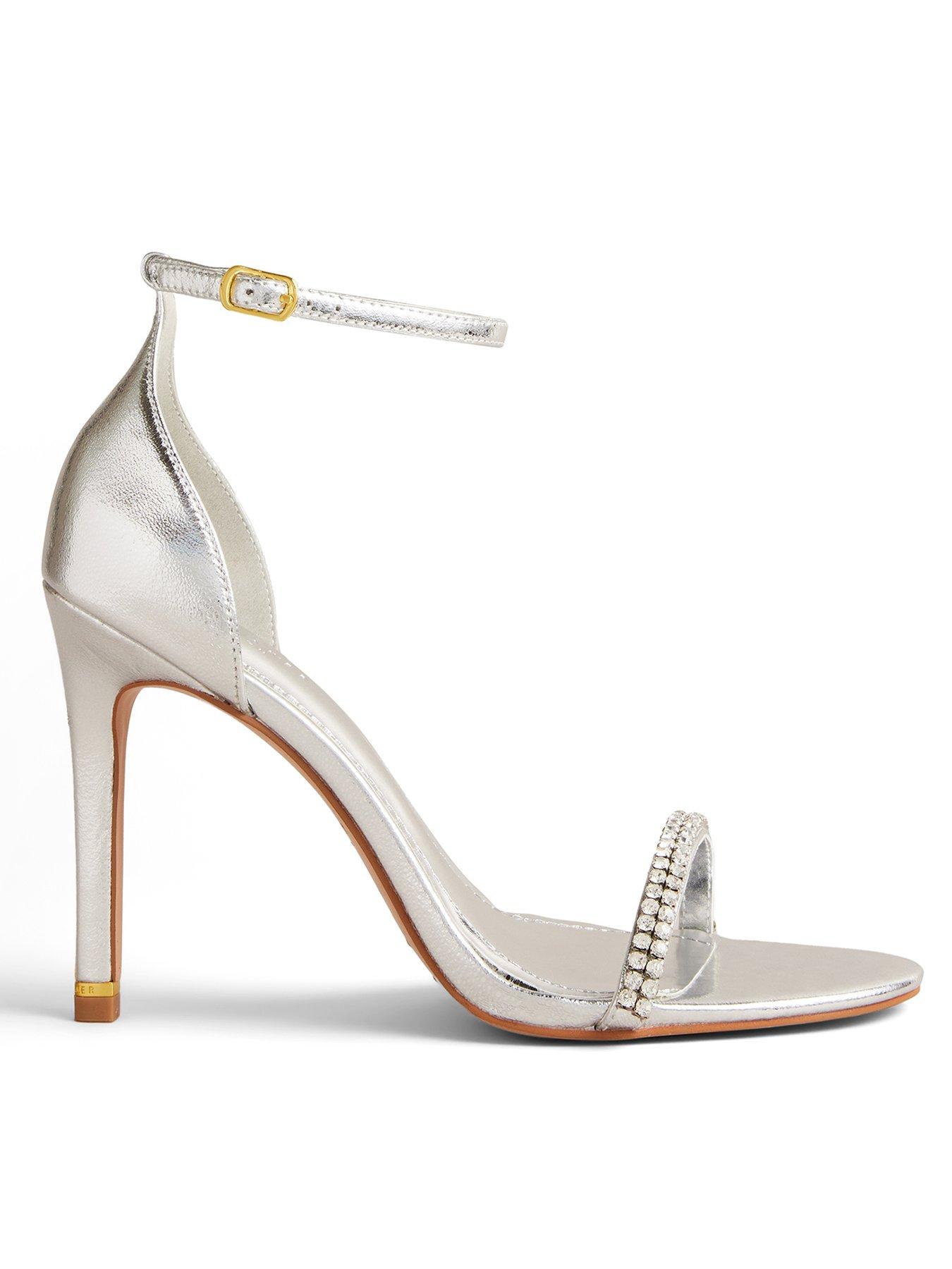 Ted Baker Helenni Satin Crystal Heeled Sandal | Very.co.uk