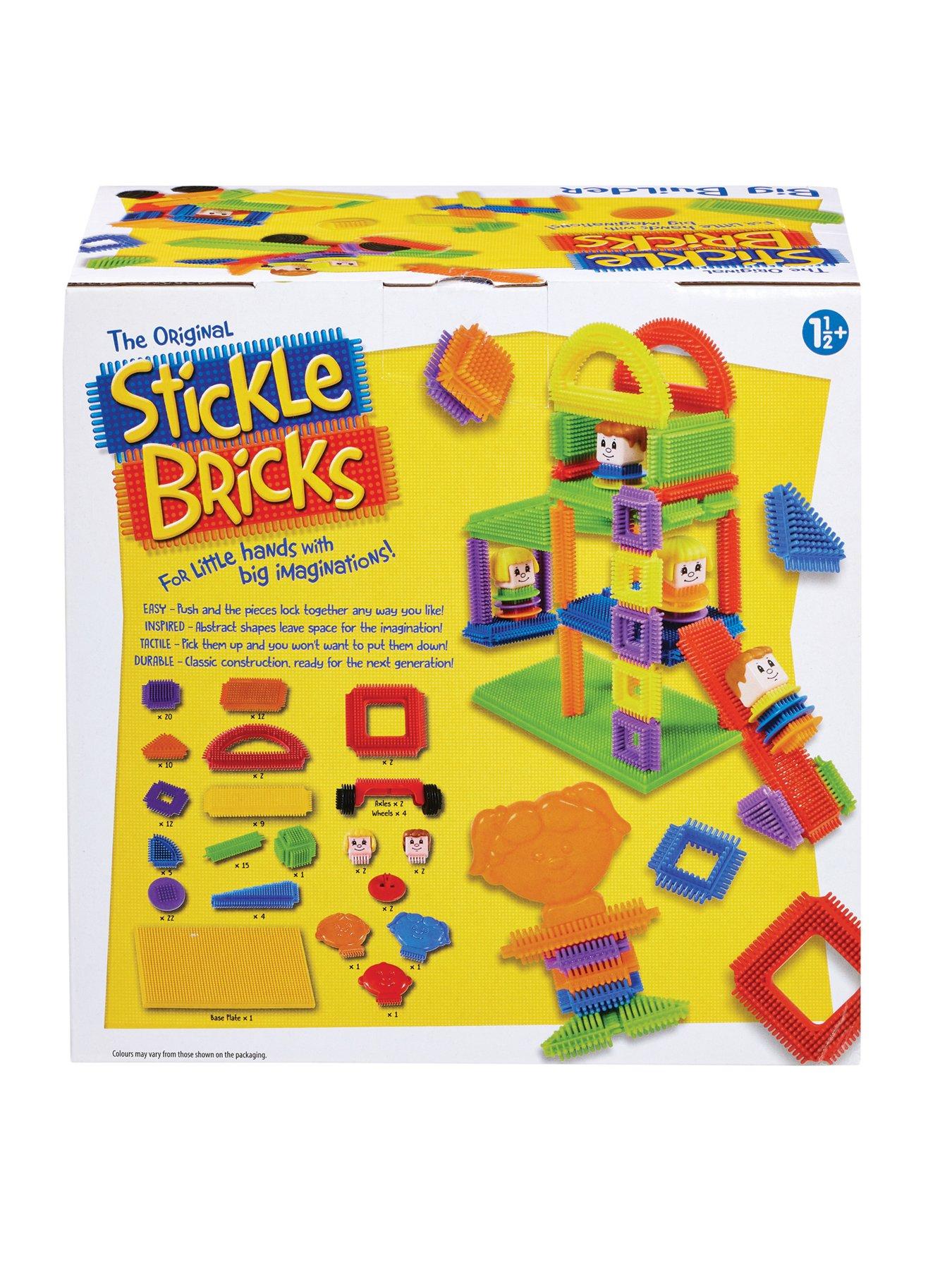 Mattoncini Stickle Bricks Stickle Bricks Little Builder Construction Set With 30 Pieces 340341