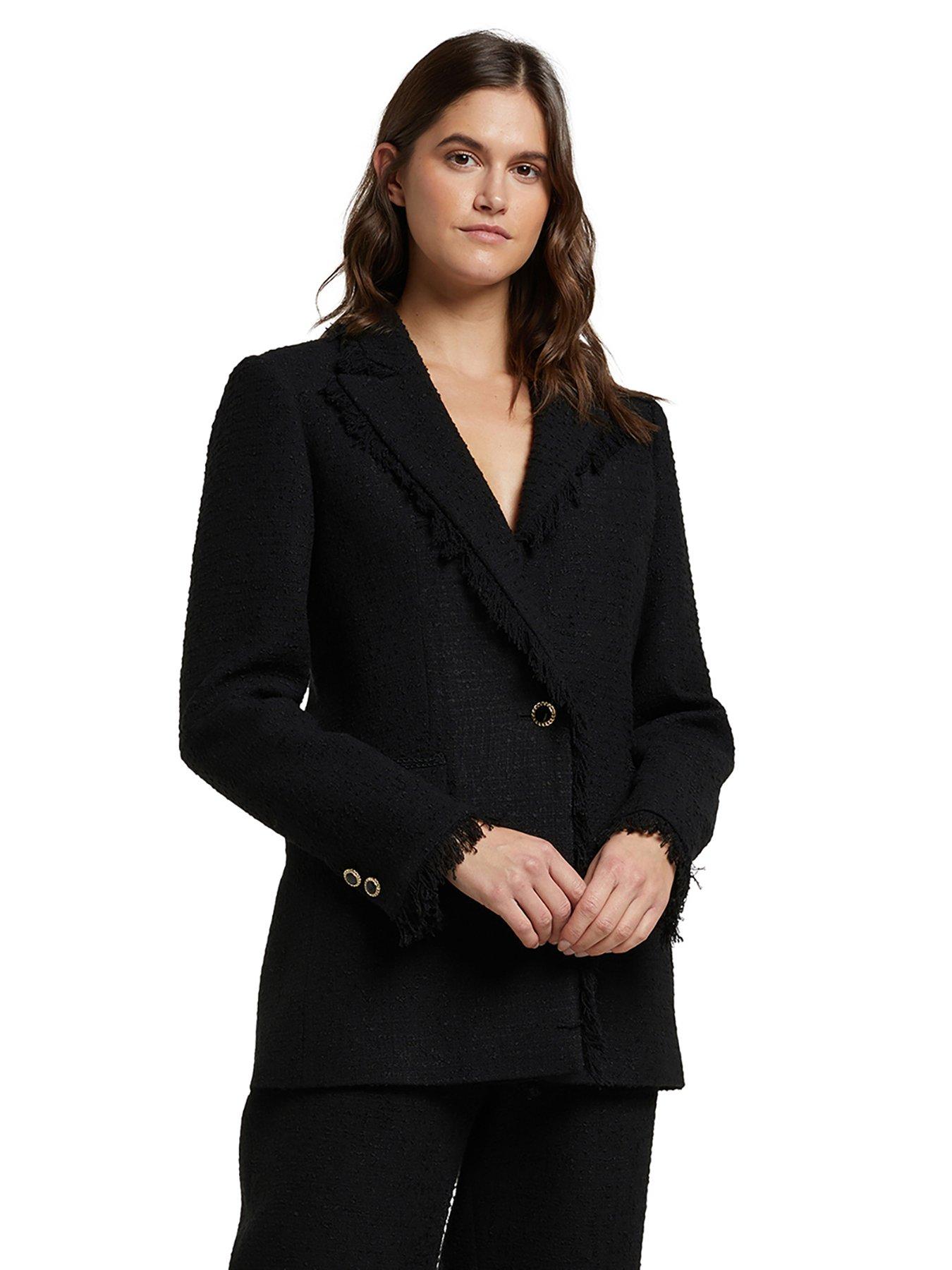 Ted Baker Katyy Waist Length Jacket With Welt Pockets - Black